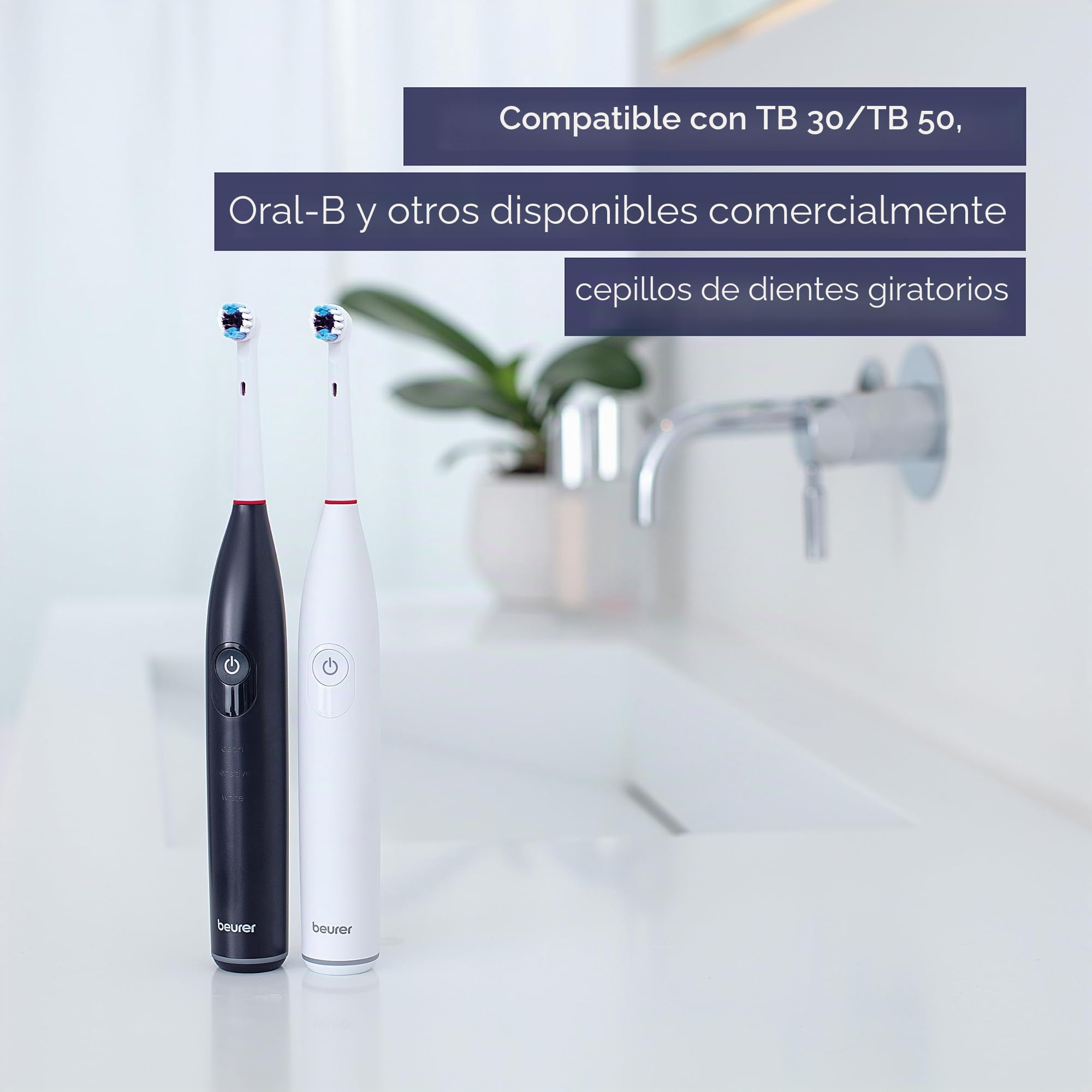 beurer-tb-30-50-cabezales-de-cepillo-de-dientes-el-ctrico-clean-pack-de-4-recamb image 2