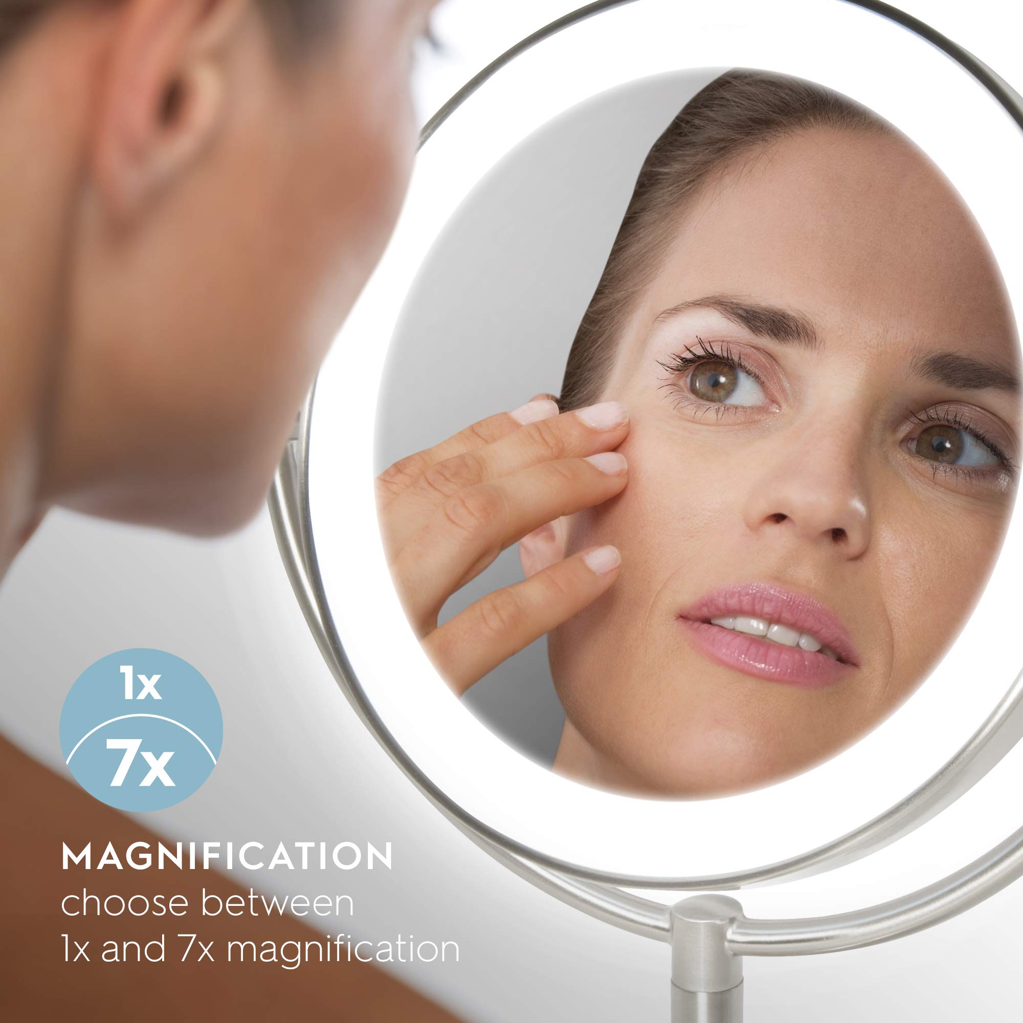 homedics-beauty-espejo-de-maquillaje-de-doble-cara-con-led-regulable-aumento-1x- image 5
