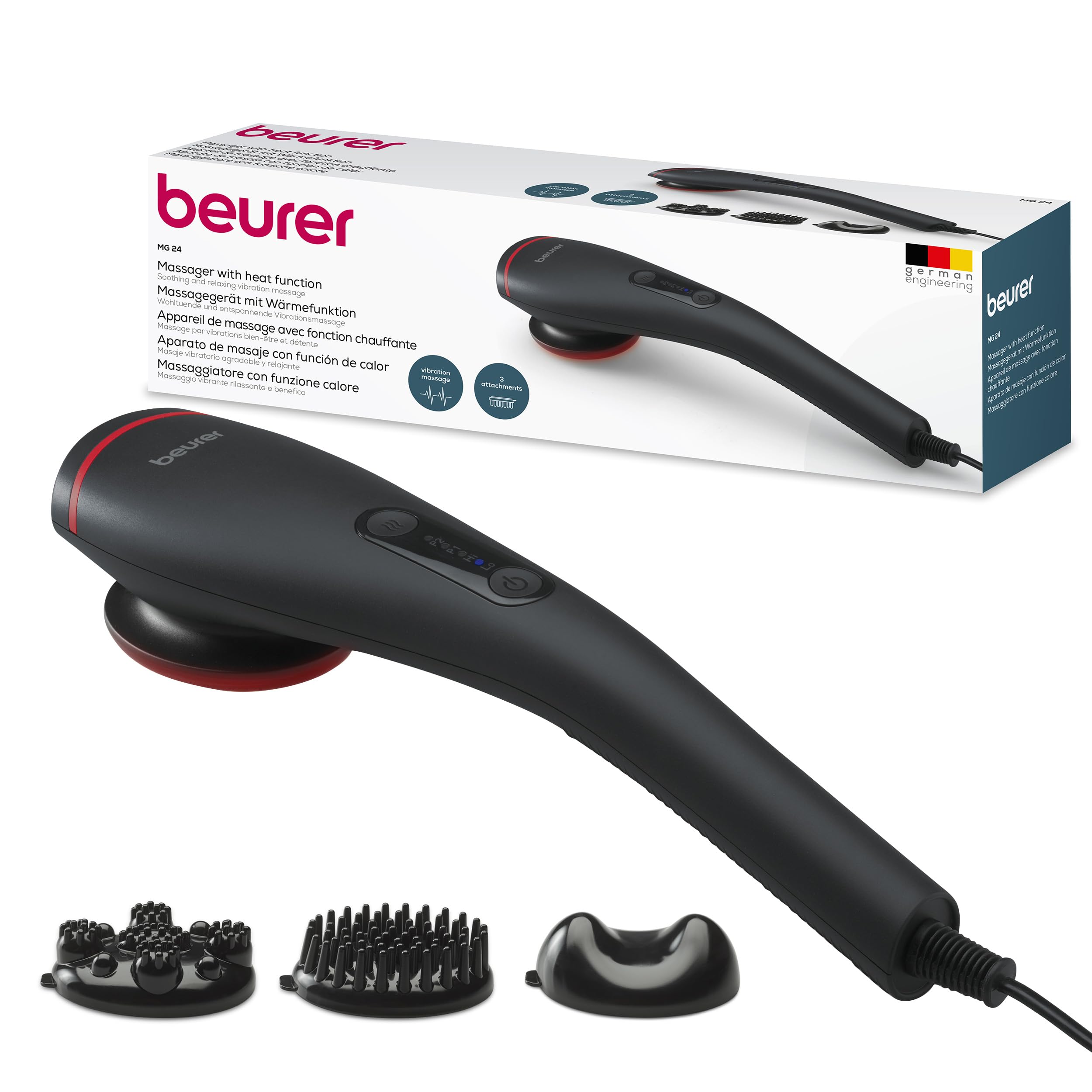 beurer-mg-24-masajeador-manual-vibratorio-con-funci-n-de-calor-conmutable-3-acce image 1