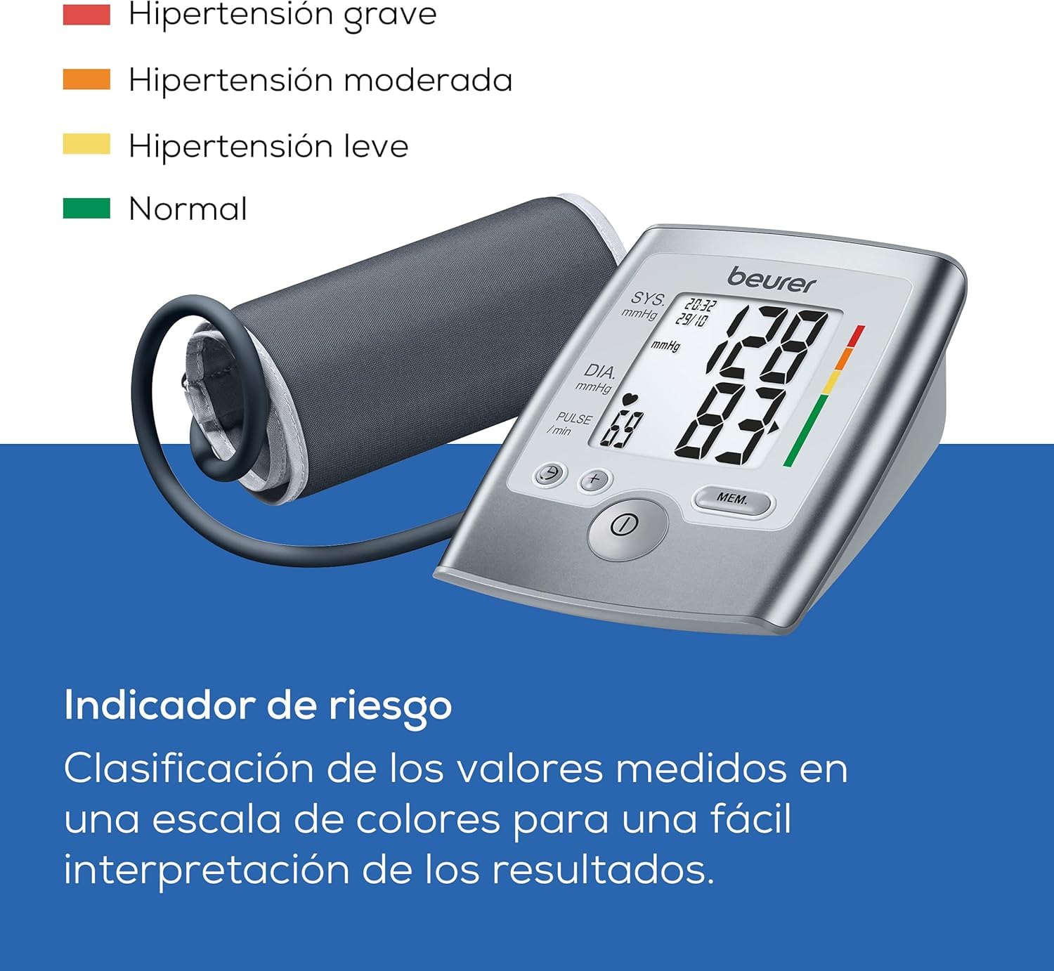 beurer-bm-35-tensi-metro-de-brazo-con-detecci-n-de-arritmias-e-indicador-de-ries image 3