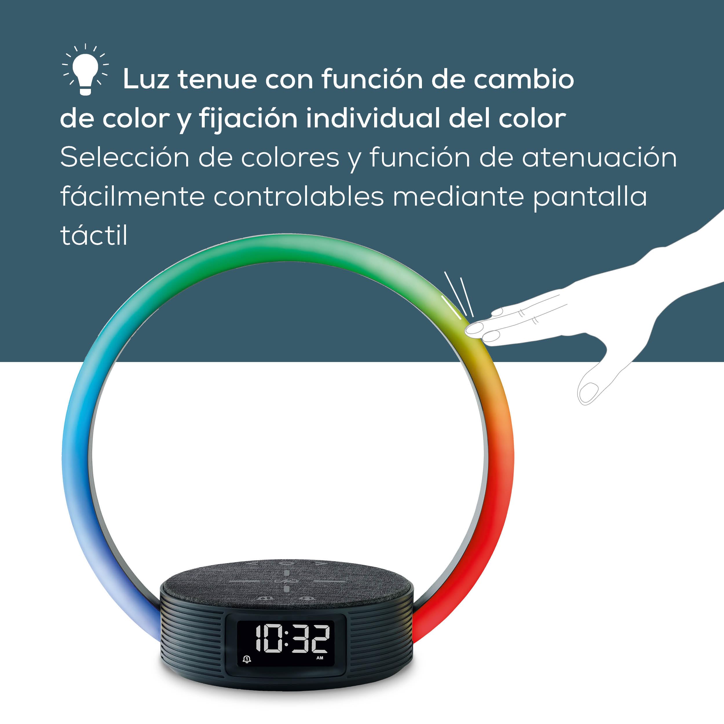 beurer-wl-65-wake-up-charge-despertador-con-luz-3-en-1-simulaci-n-de-amanecer-ca image 3