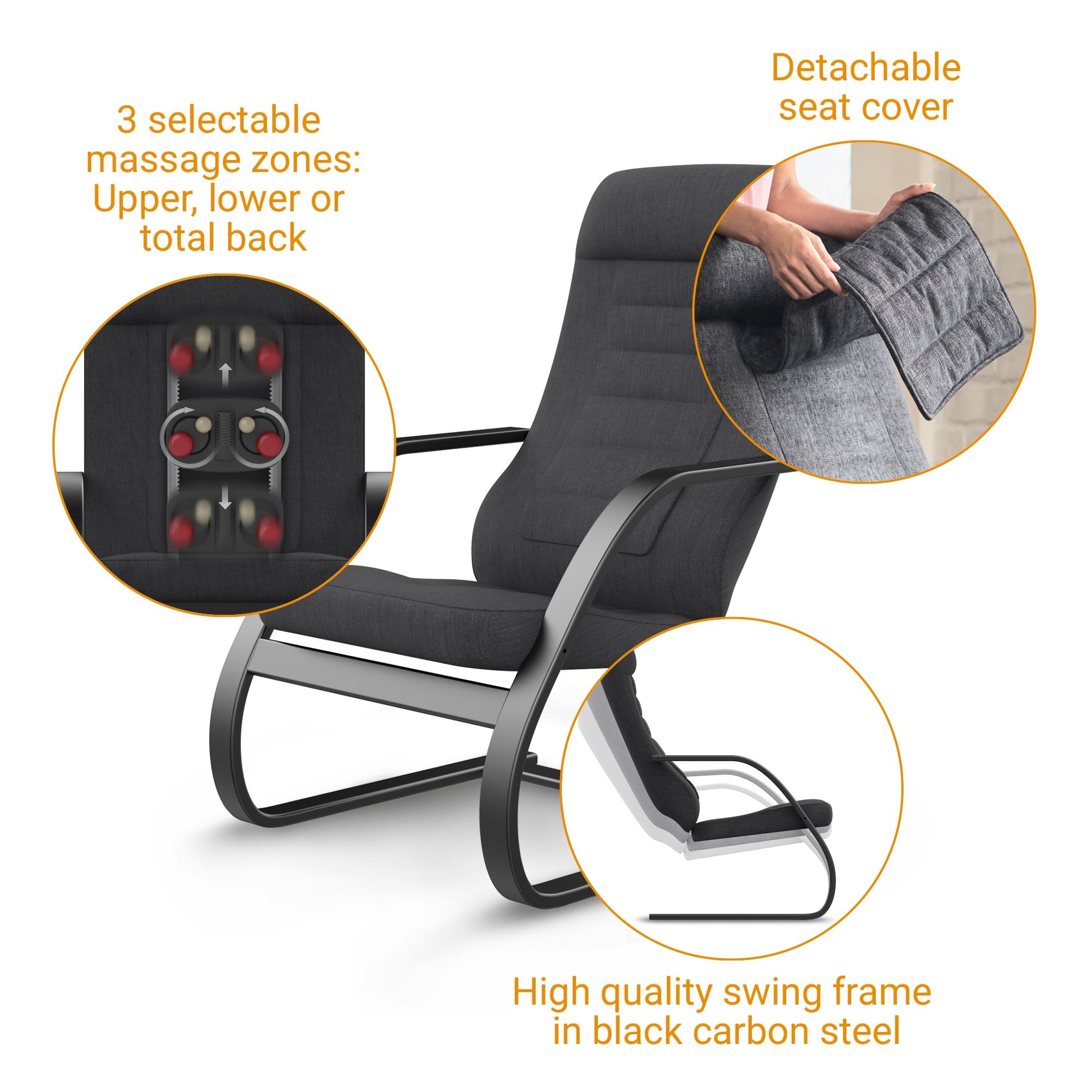 medisana-rc-450-sill-n-de-masaje-shiatsu-2-en-1-con-funci-n-de-calor-masaje-loca image 4