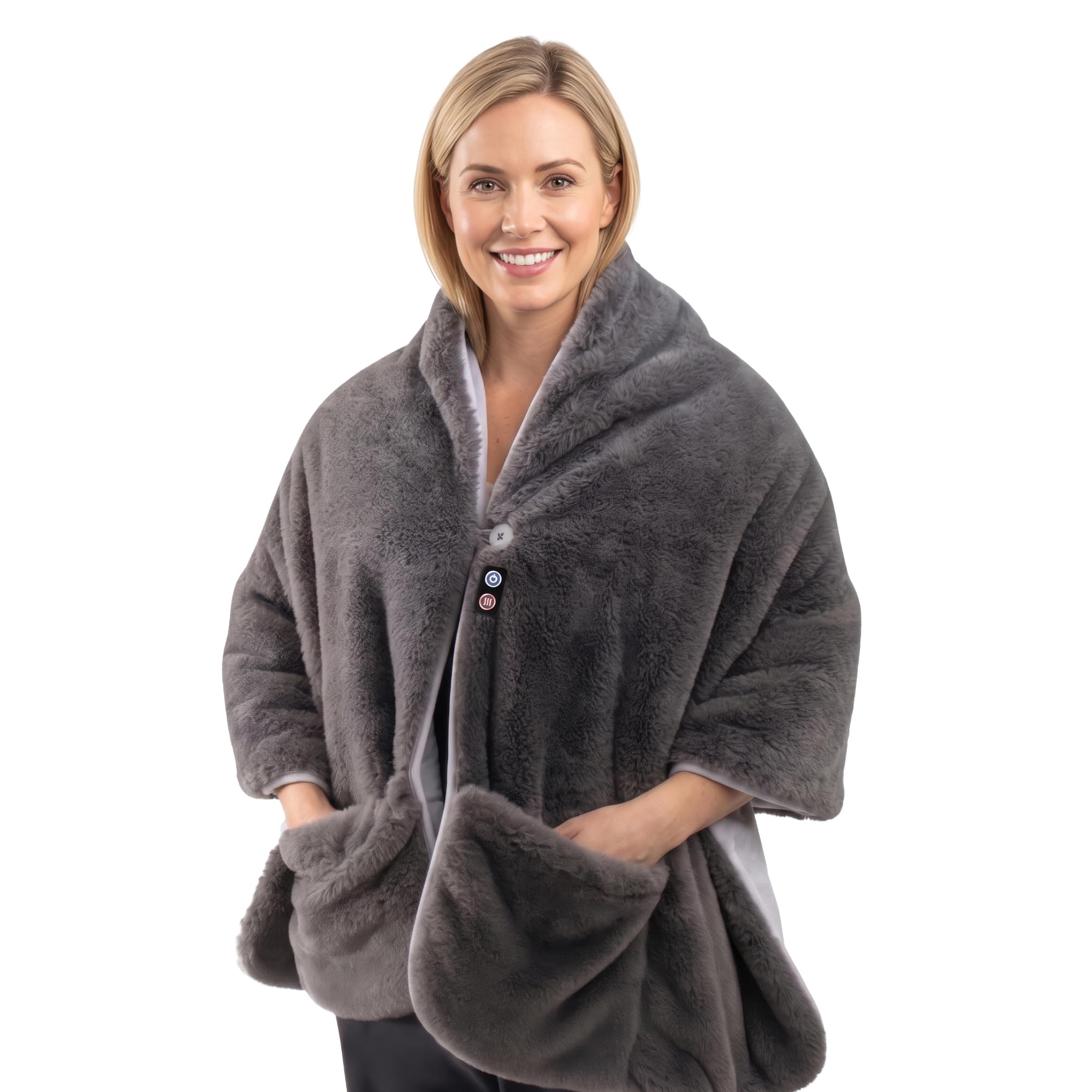 homedics-cosy-cordless-chal-manta-calefactable-inal-mbrico-con-2-niveles-de-calo image 1