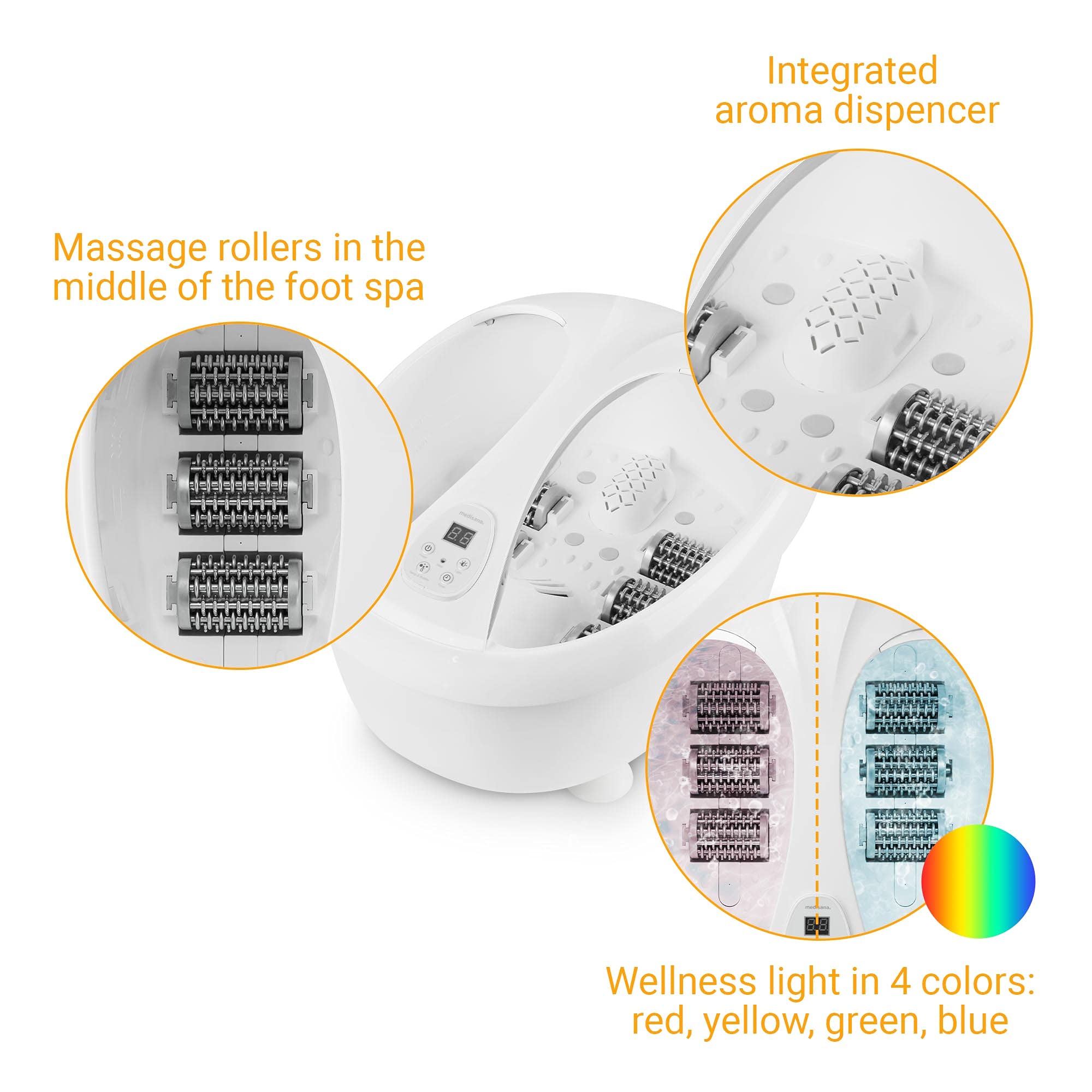 medisana-fs-888-premium-spa-de-pies-el-ctrico-con-calor-masaje-de-rodillos-aroma image 5