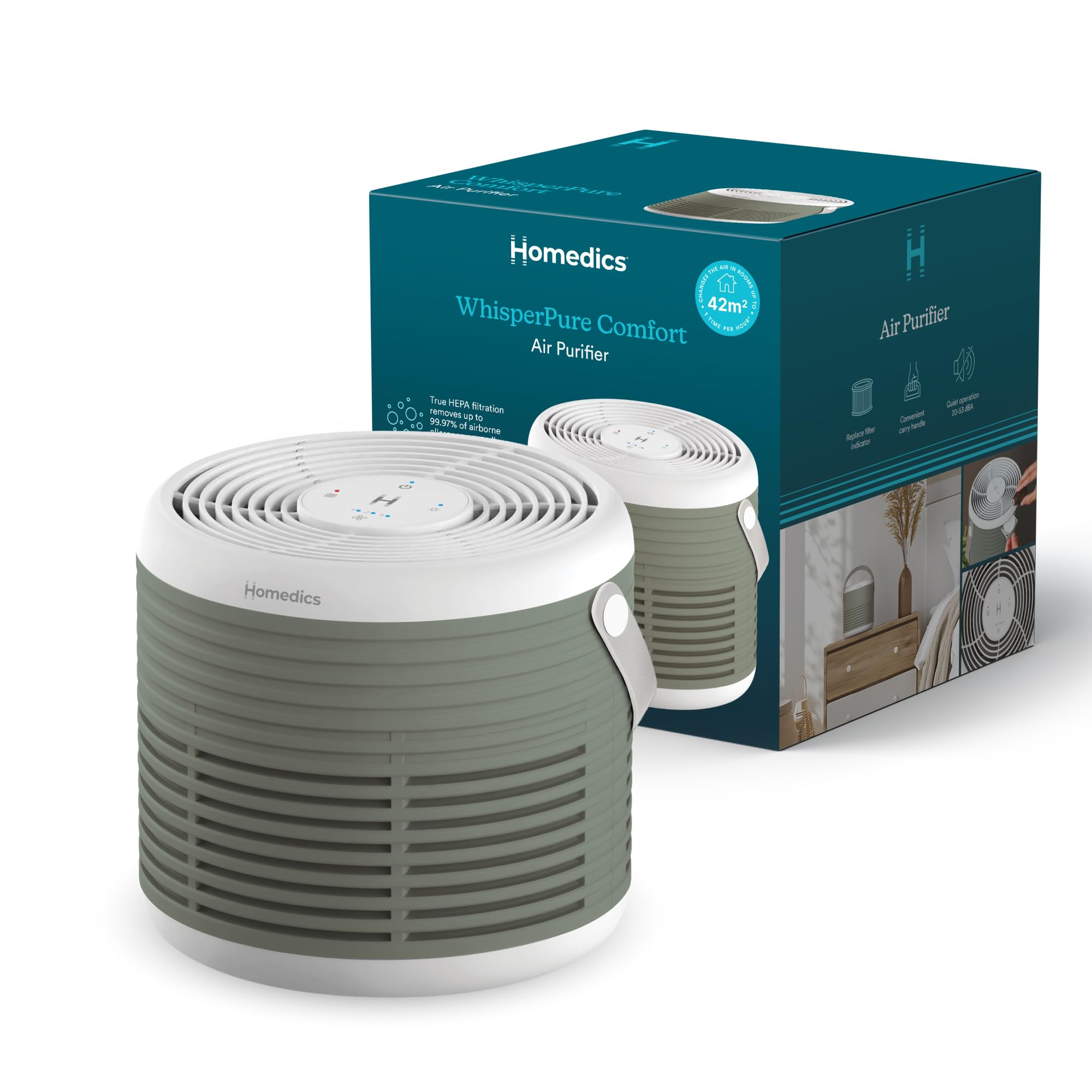 homedics-whisperpure-comfort-purificador-de-aire-true-hepa-3-en-1-3-velocidades- image 8
