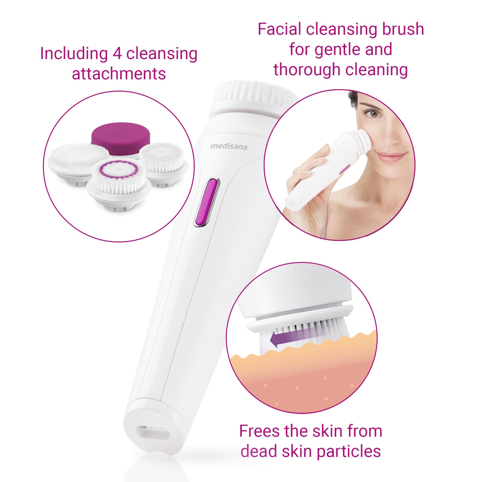 medisana-fb-885-cepillo-el-ctrico-de-limpieza-facial-con-4-accesorios-y-temporiz image 4