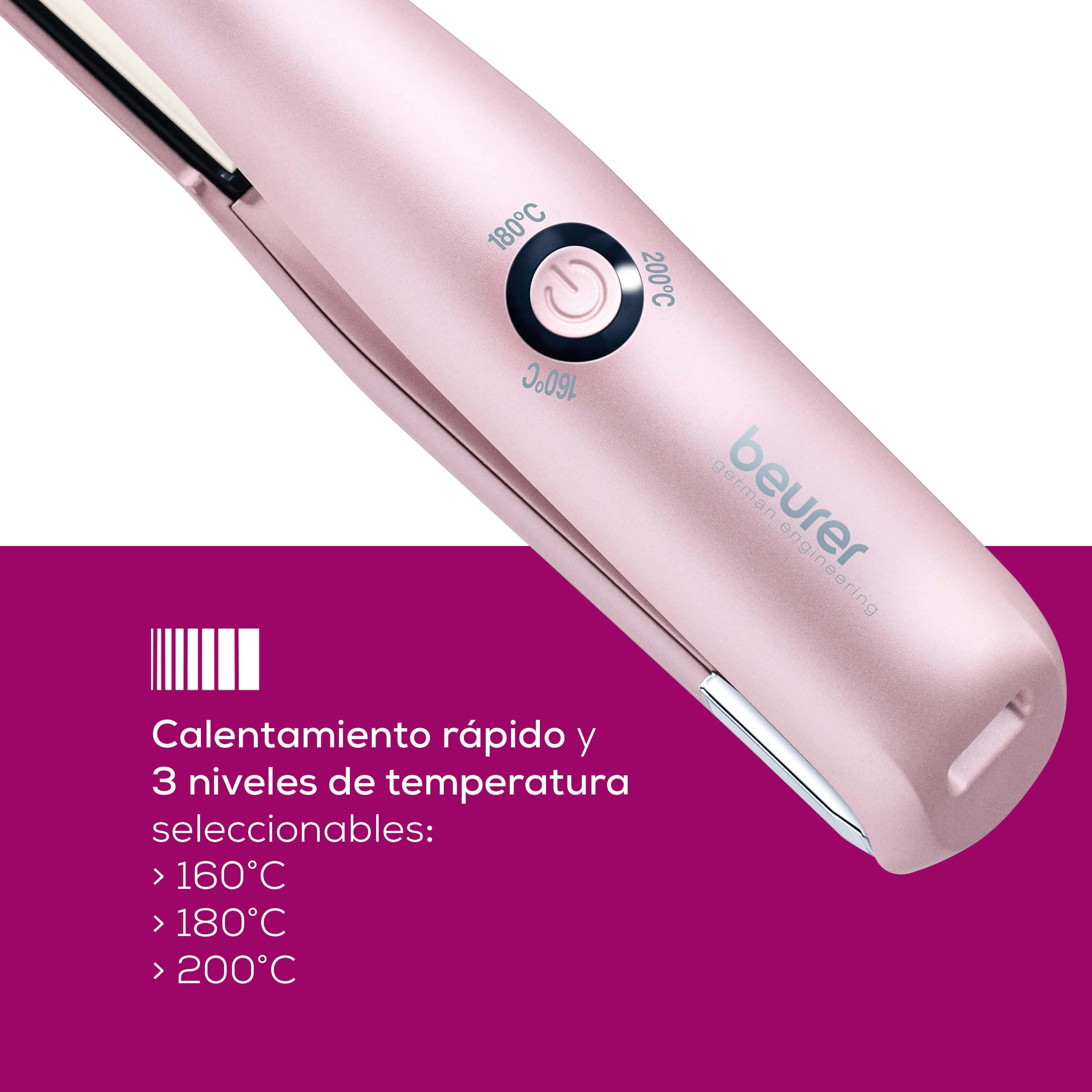 beurer-hs-20-plancha-de-pelo-inal-mbrica-con-carga-usb-3-temperaturas-rosa image 3