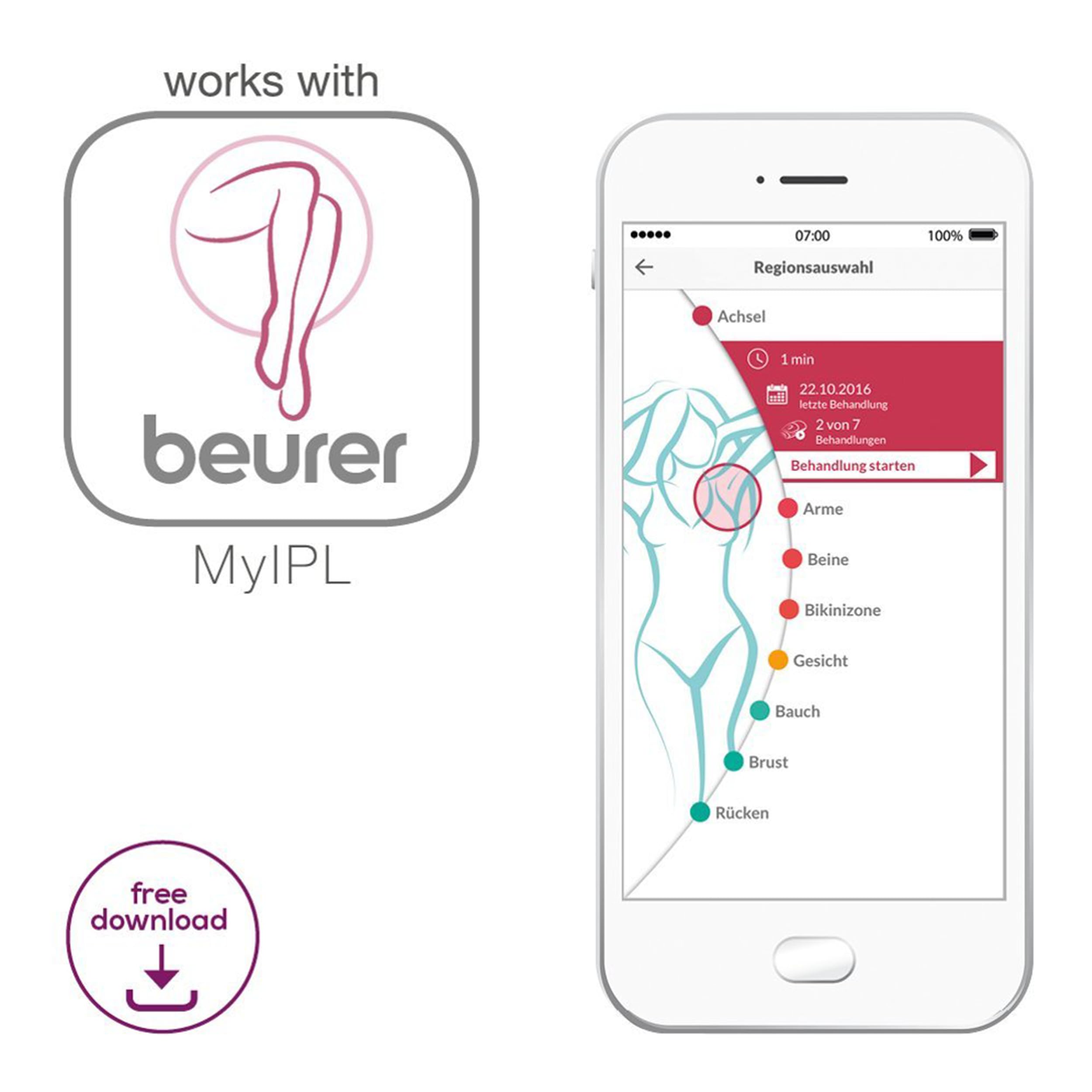 beurer-ipl-8500-velvet-skin-pro-depiladora-de-luz-pulsada-ipl-con-app-my-ipl-car image 5