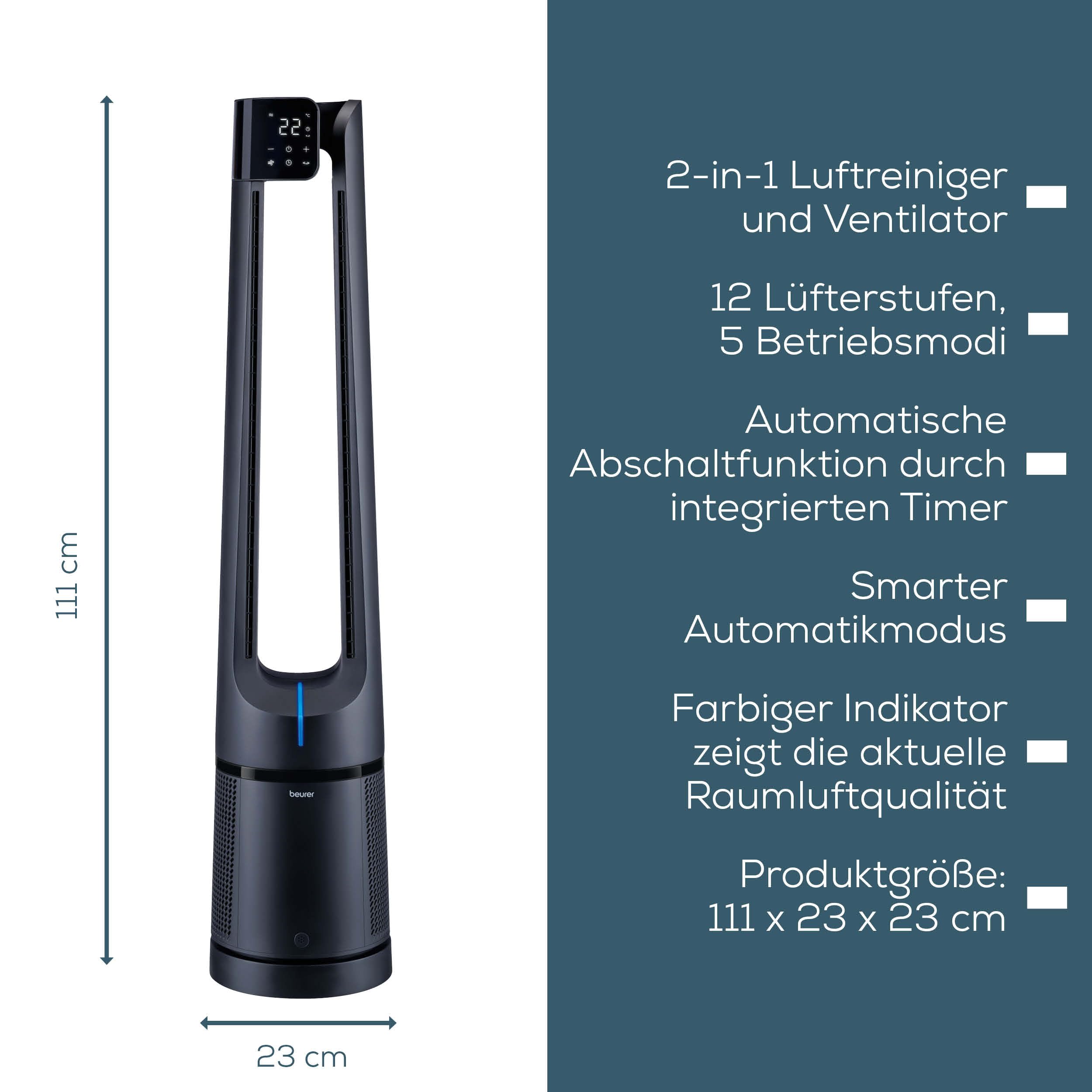 beurer-lv-500-pureflow-ventilador-y-purificador-de-aire-2-en-1-con-filtro-hepa-h image 7