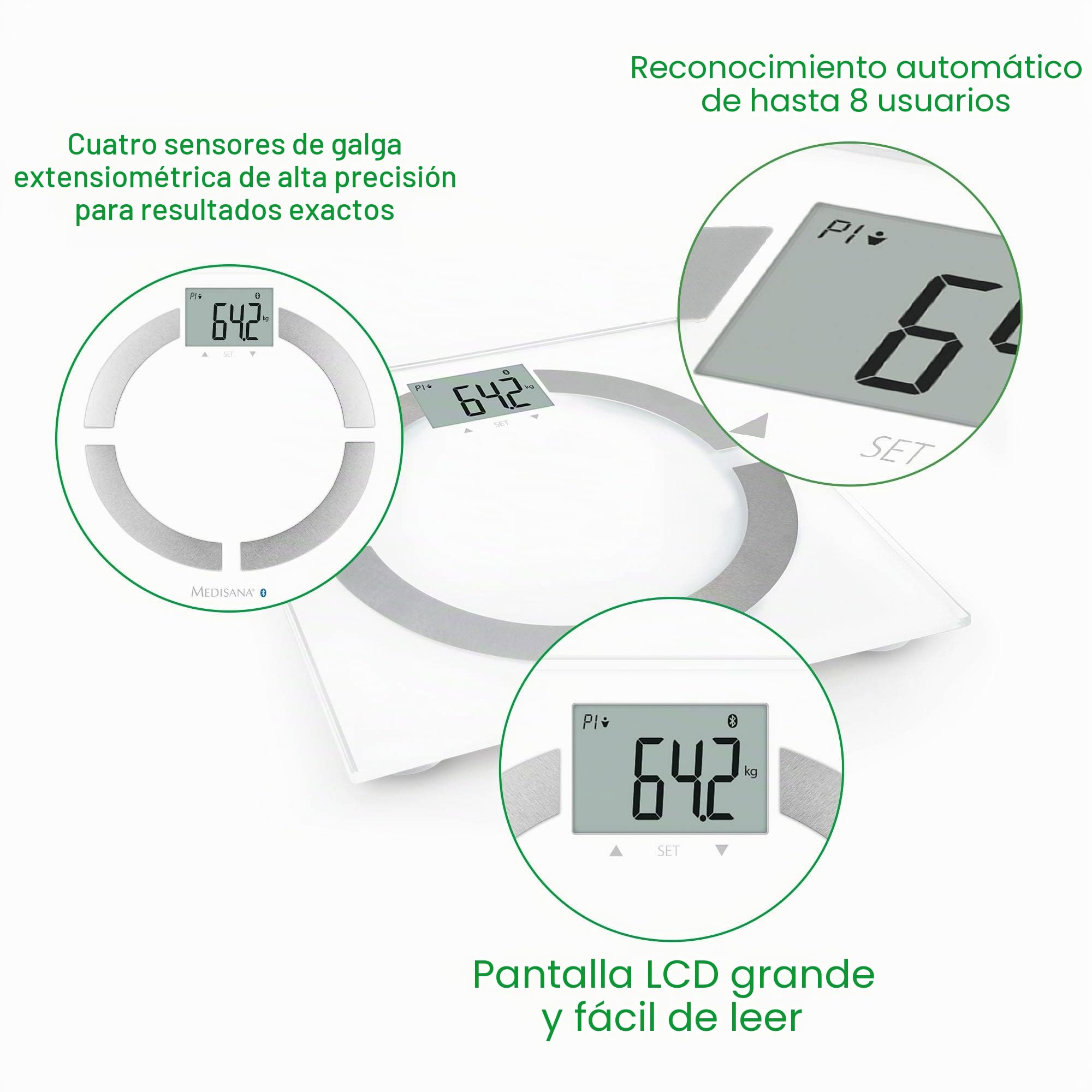 medisana-bs-444-connect-b-scula-de-an-lisis-corporal-digital-bluetooth-hasta-180 image 4