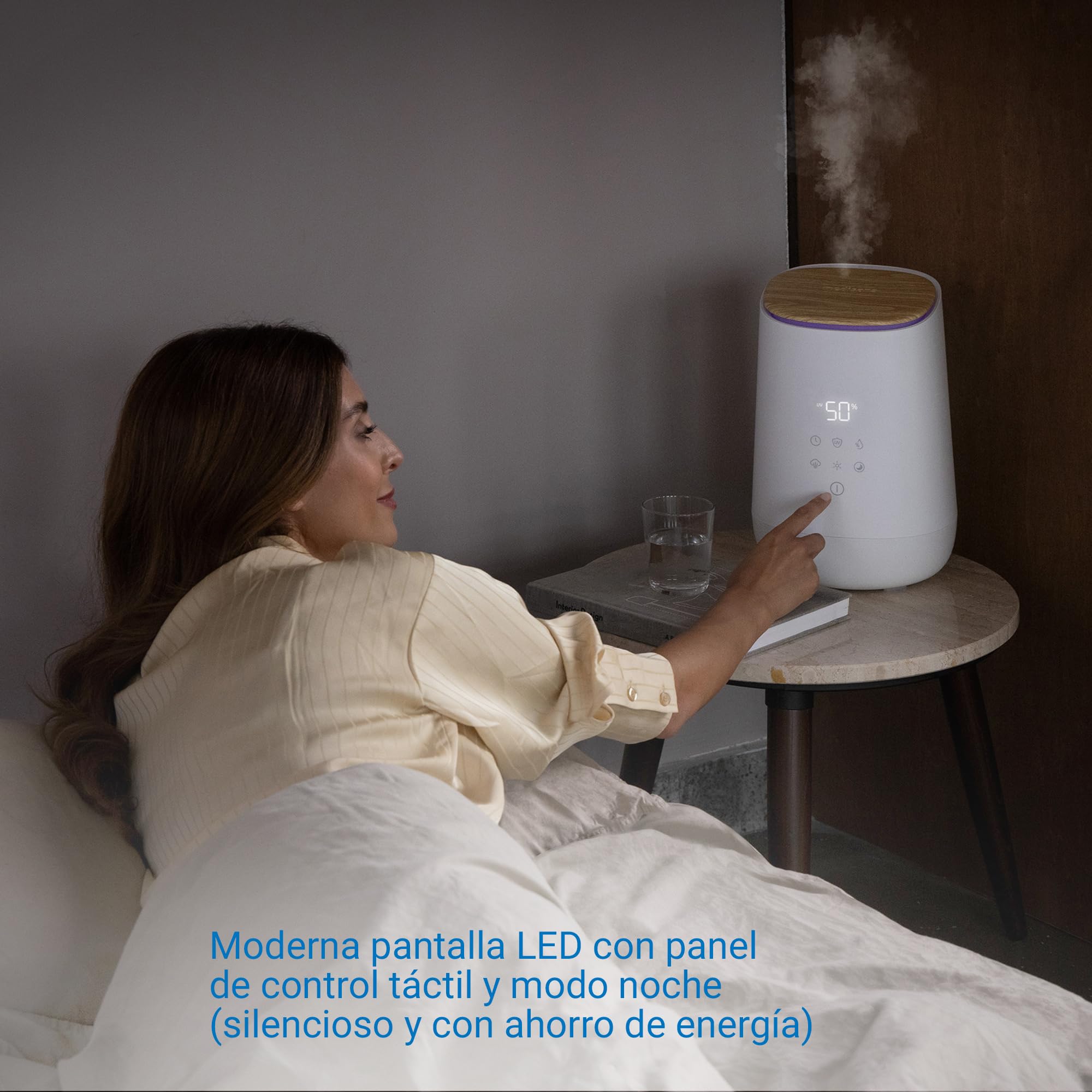 medisana-ah-680-humidificador-ultras-nico-con-higr-metro-y-luz-uv-c-modo-sue-o-s image 5