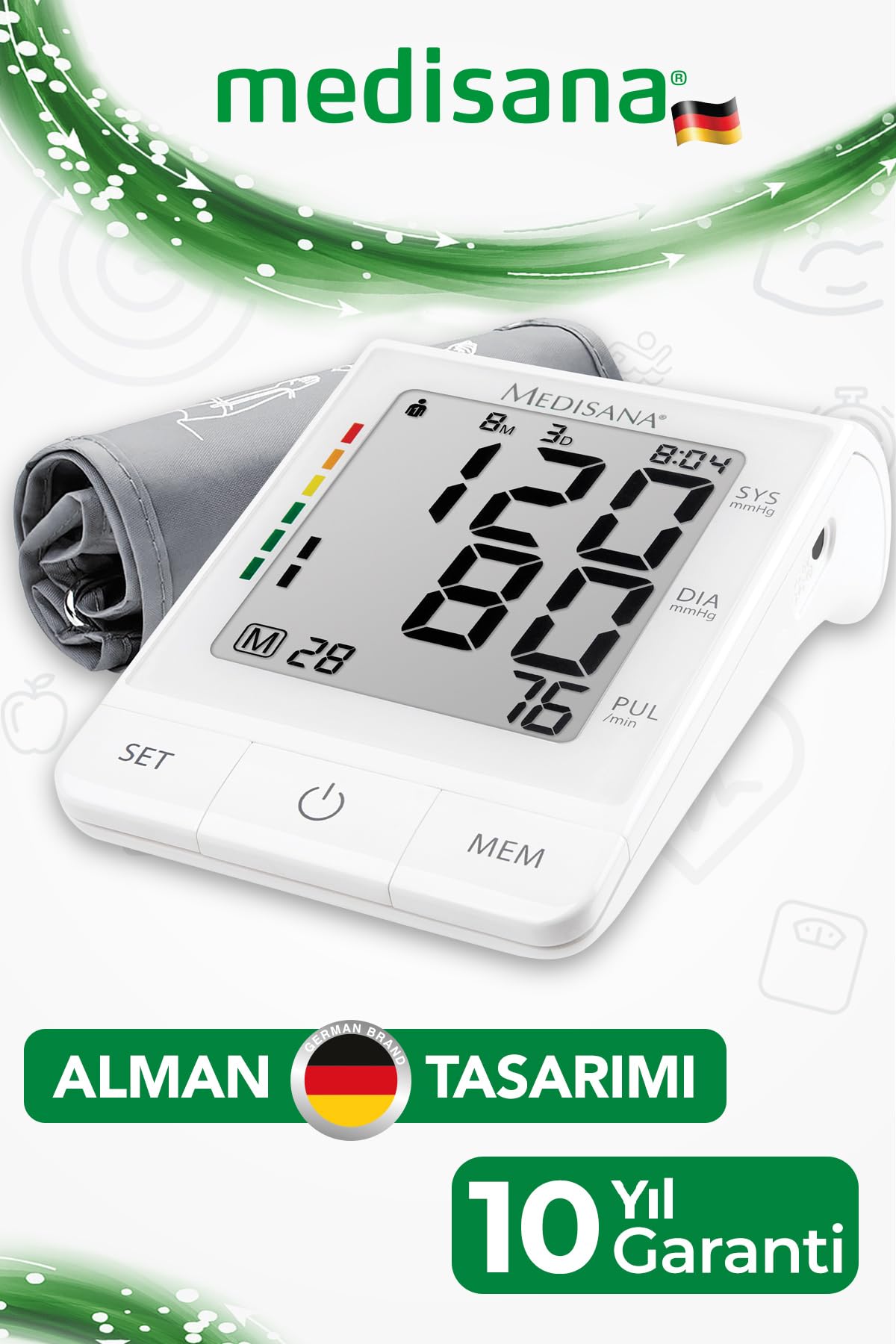 medisana-bu-530-connect-tensi-metro-de-brazo-bluetooth-con-app-escala-de-sem-for image 4