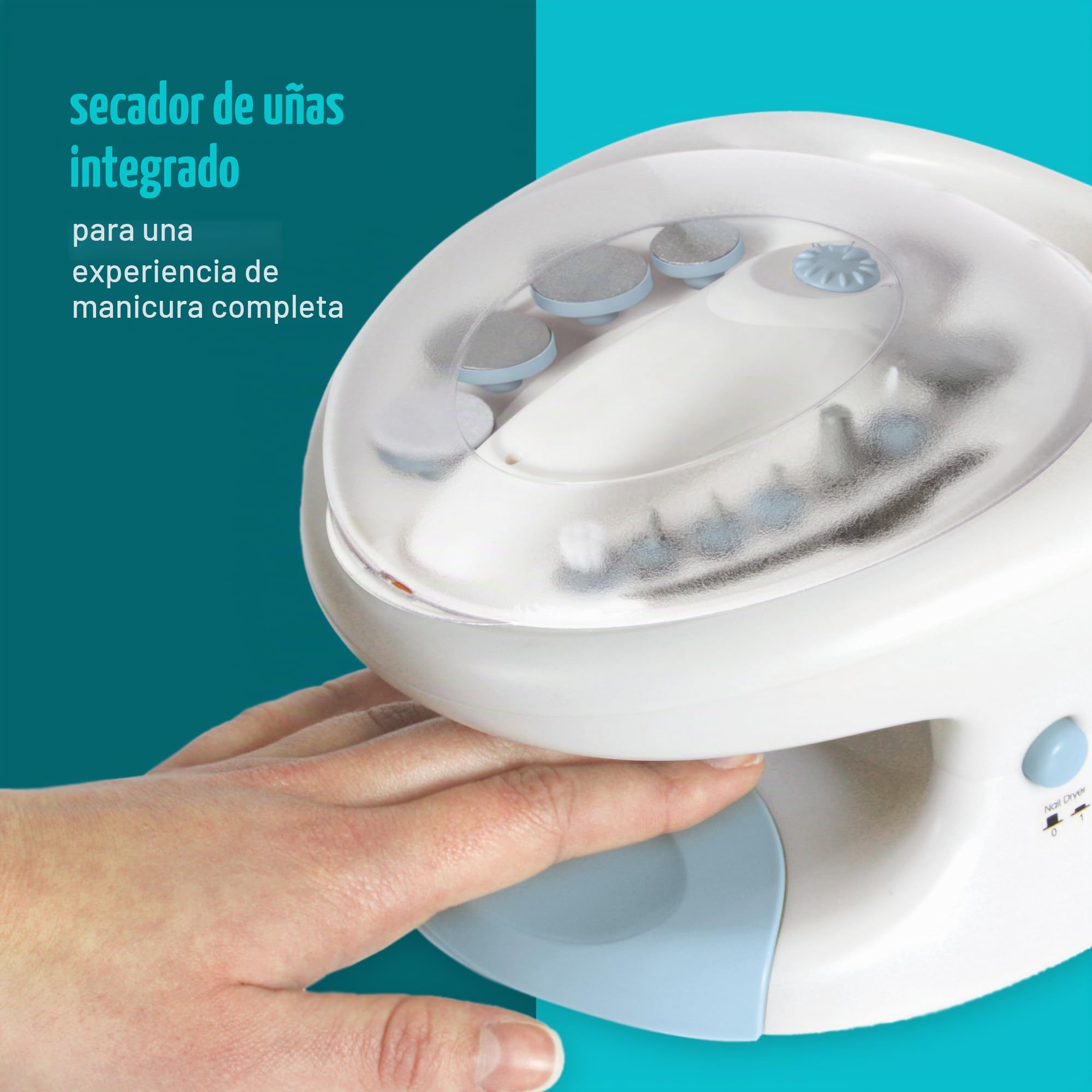 homedics-set-de-manicura-y-pedicura-con-12-accesorios-ba-era-de-hidromasaje-y-ro image 4