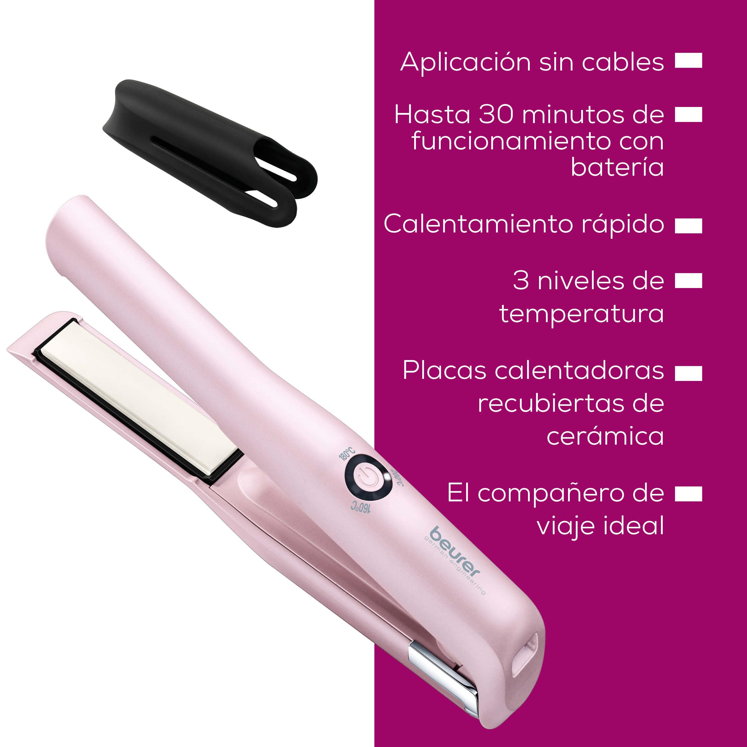 beurer-hs-20-plancha-de-pelo-inal-mbrica-con-carga-usb-3-temperaturas-rosa image 7