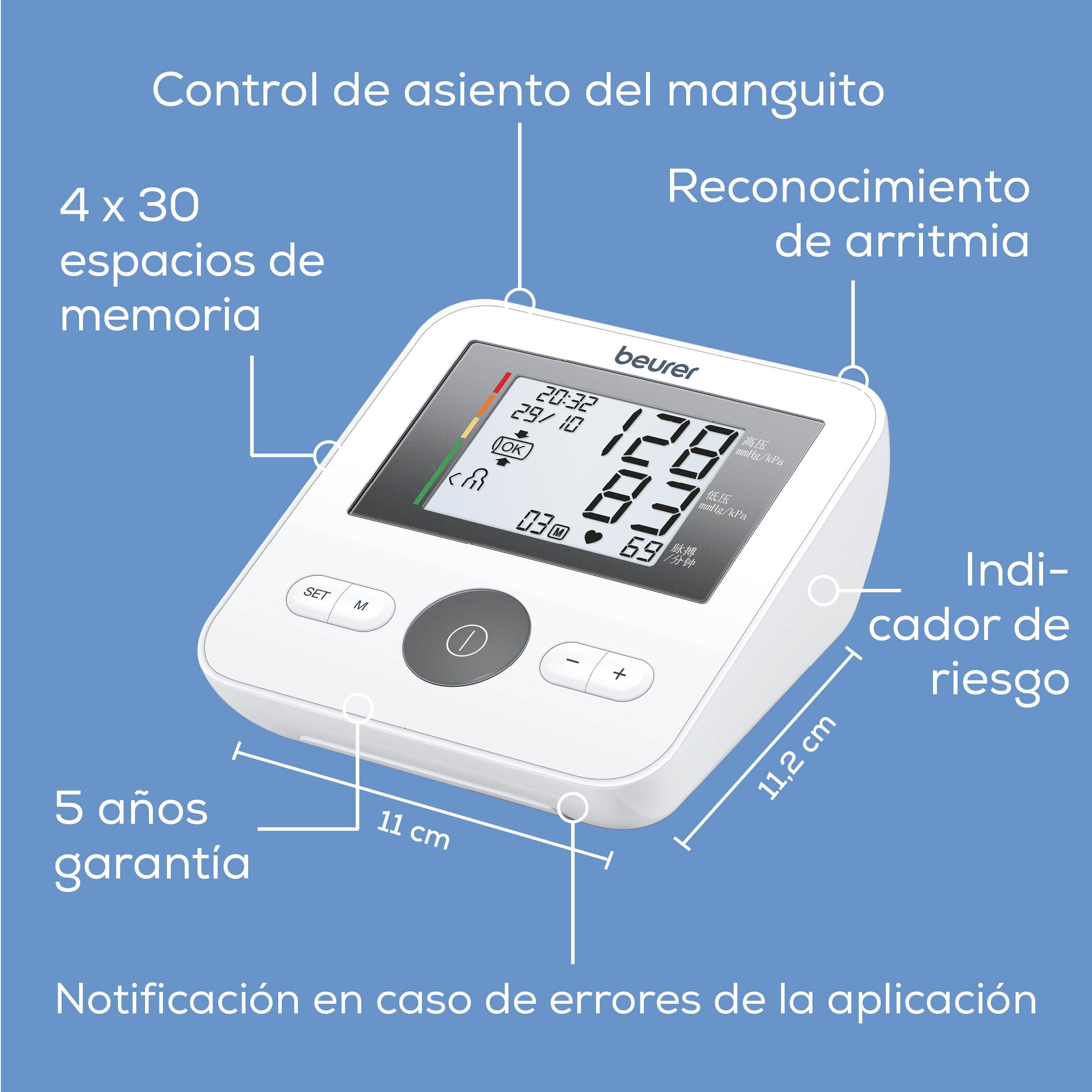 beurer-bm-27-tensi-metro-de-brazo-con-control-de-manguito image 8
