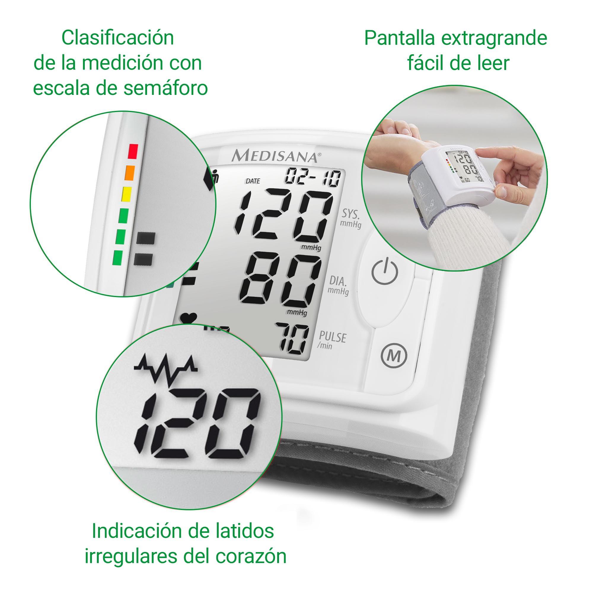 medisana-bw-320-tensi-metro-de-mu-eca-digital-con-escala-semaf-rica-detecci-n-de image 4