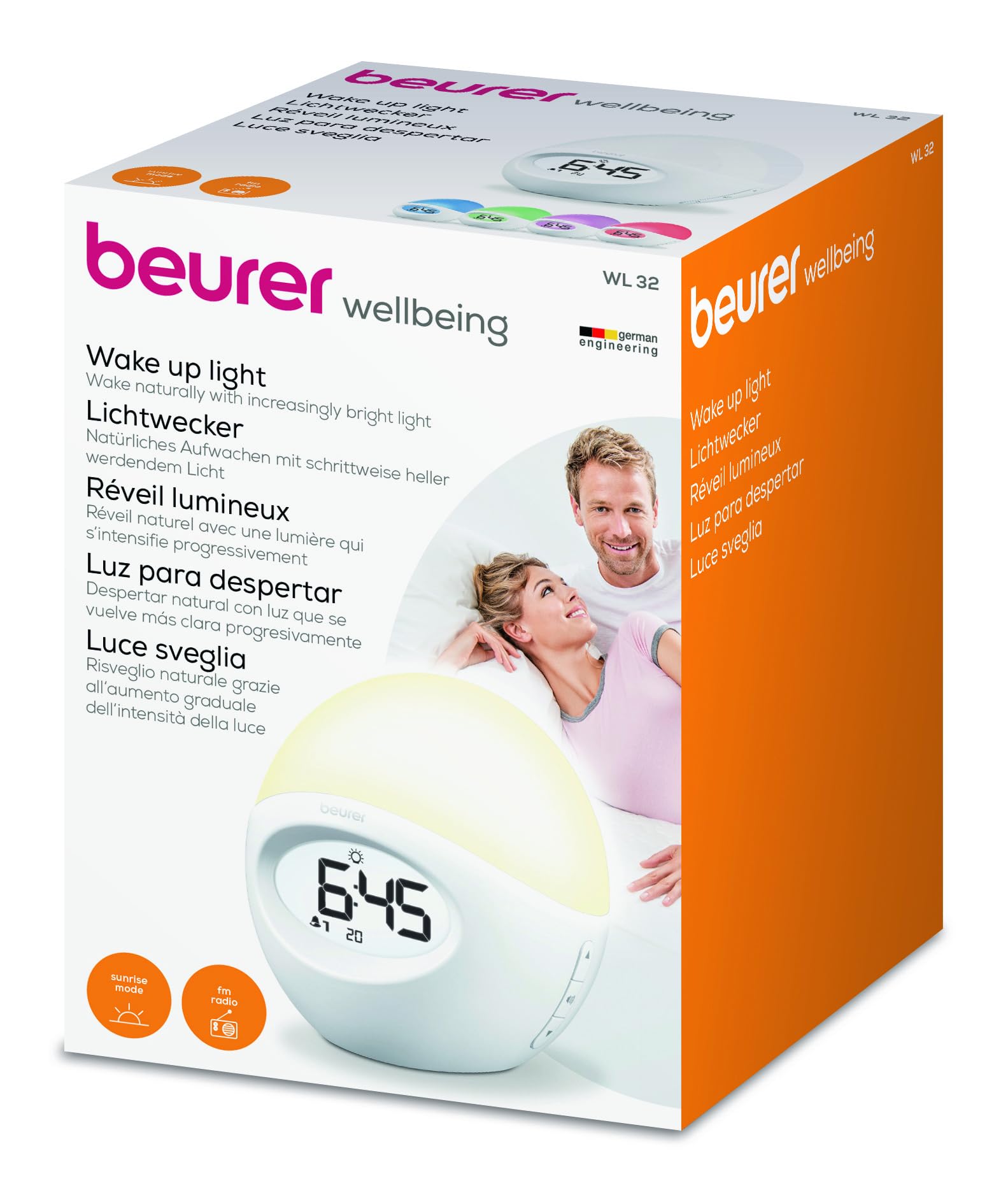 beurer-wl50-despertador-con-luz-de-simulaci-n-de-amanecer-y-atardecer-radio-blue image 2