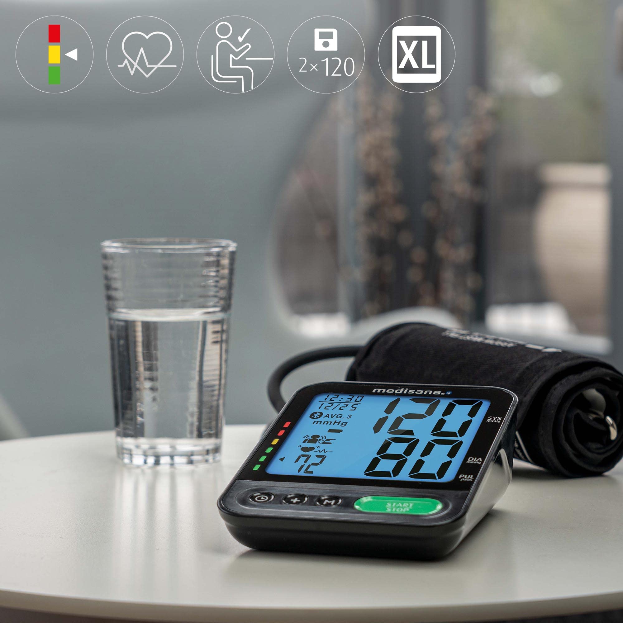 medisana-bu-580-connect-tensi-metro-de-brazo-con-app-bluetooth-vitadock-escala-s image 4