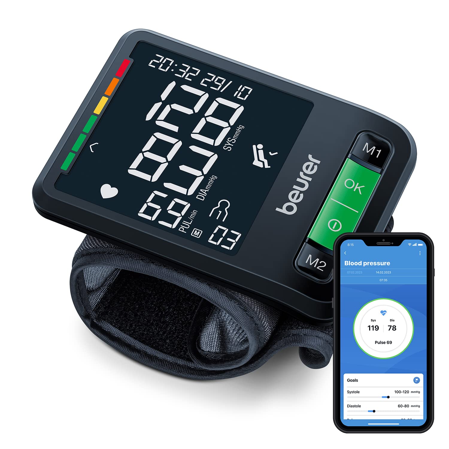 beurer-bc-87-tensi-metro-de-mu-eca-con-conexi-n-a-app-pantalla-xl-detecci-n-de-a image 1