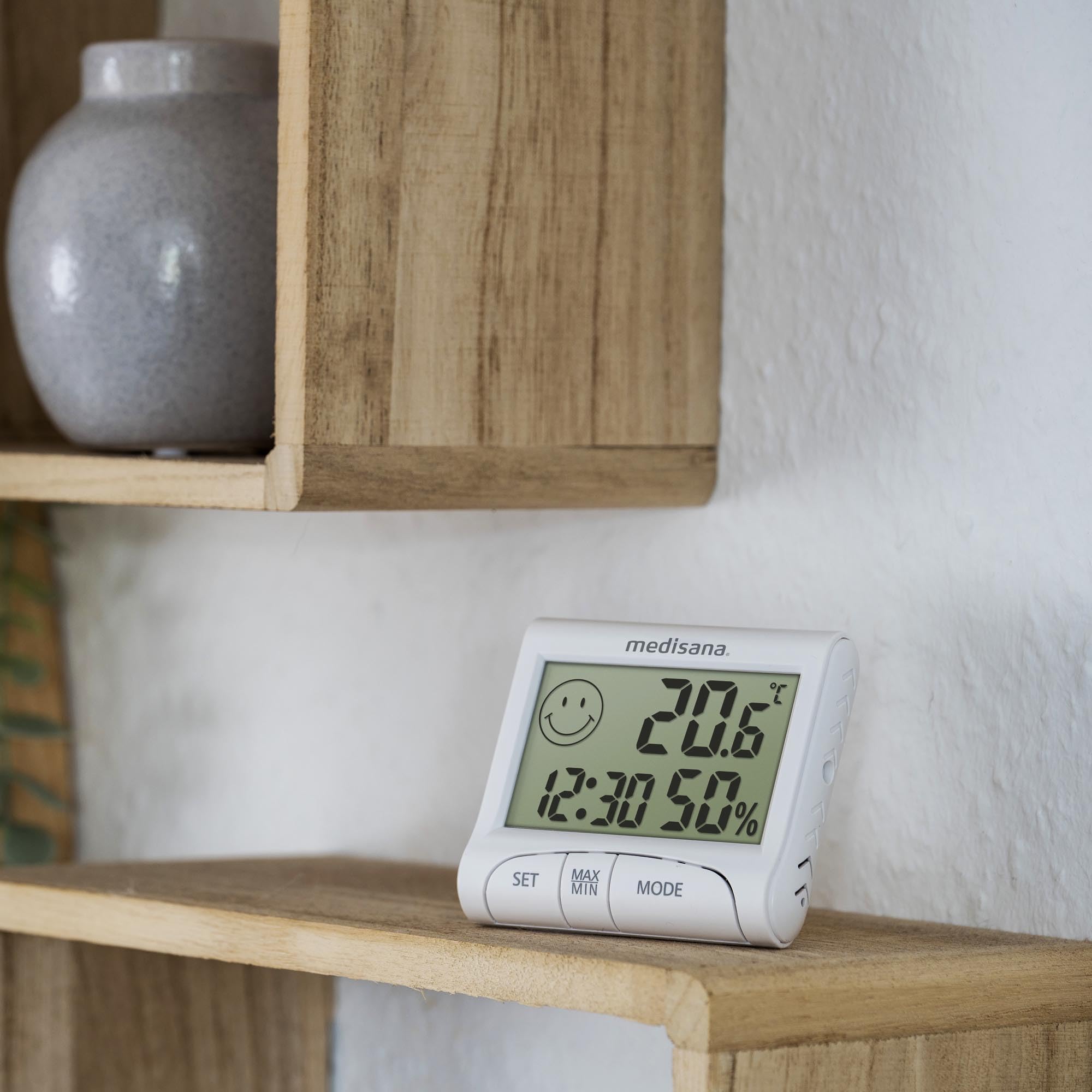medisana-hg-100-higr-metro-digital-con-term-metro-ambiental-smiley-de-confort-fu image 3