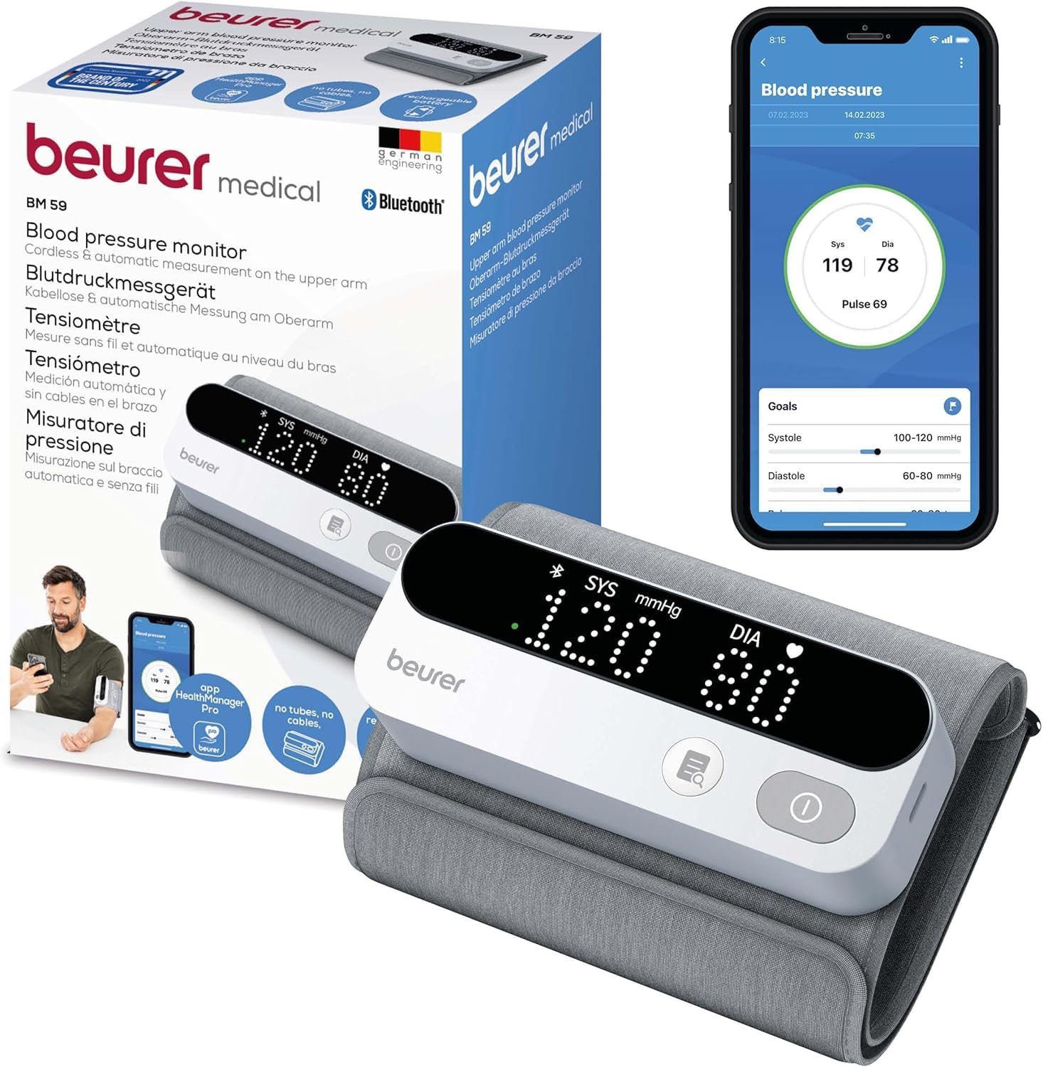beurer-bm-59-tensi-metro-de-brazo-sin-tubos-ni-cables-detecci-n-de-arritmias-ind image 1
