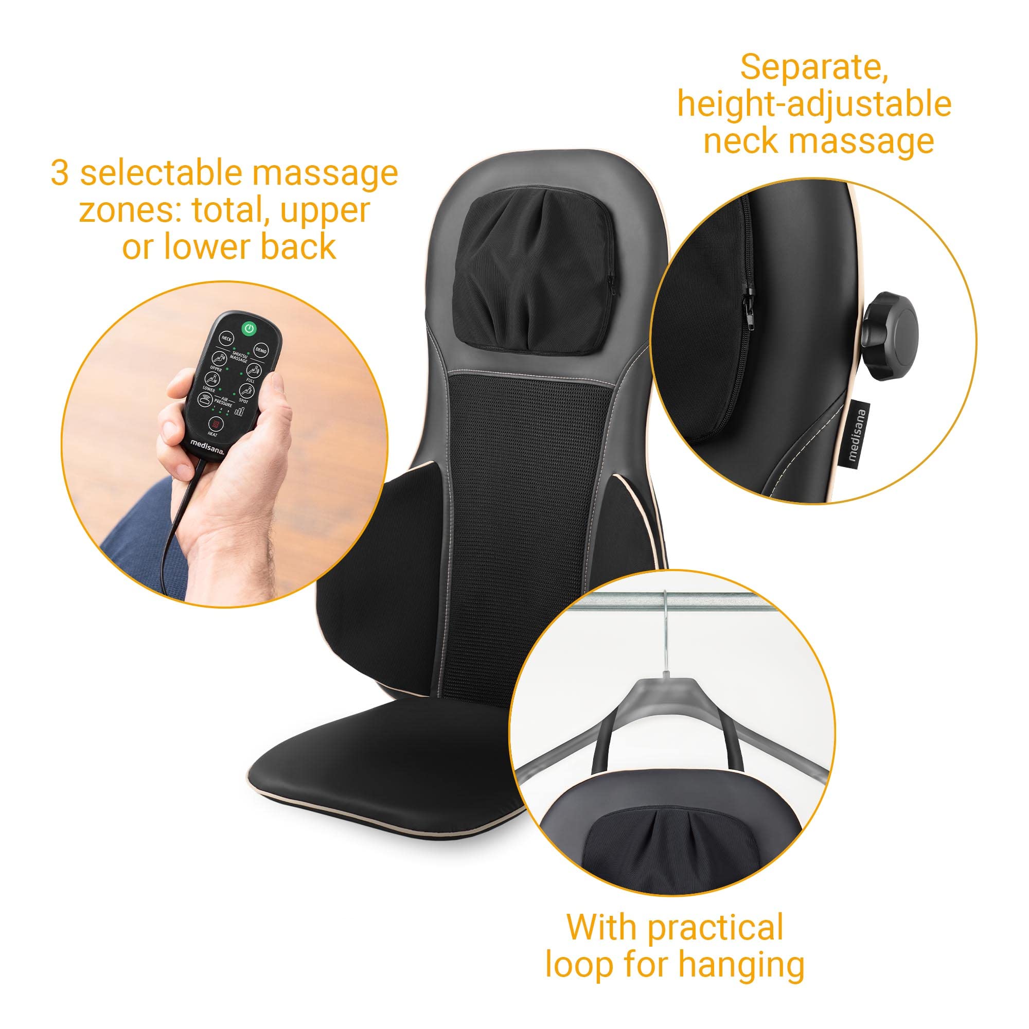 medisana-mc-825-funda-de-masaje-shiatsu-con-acupresi-n-y-calor-luz-roja-3-intens image 6