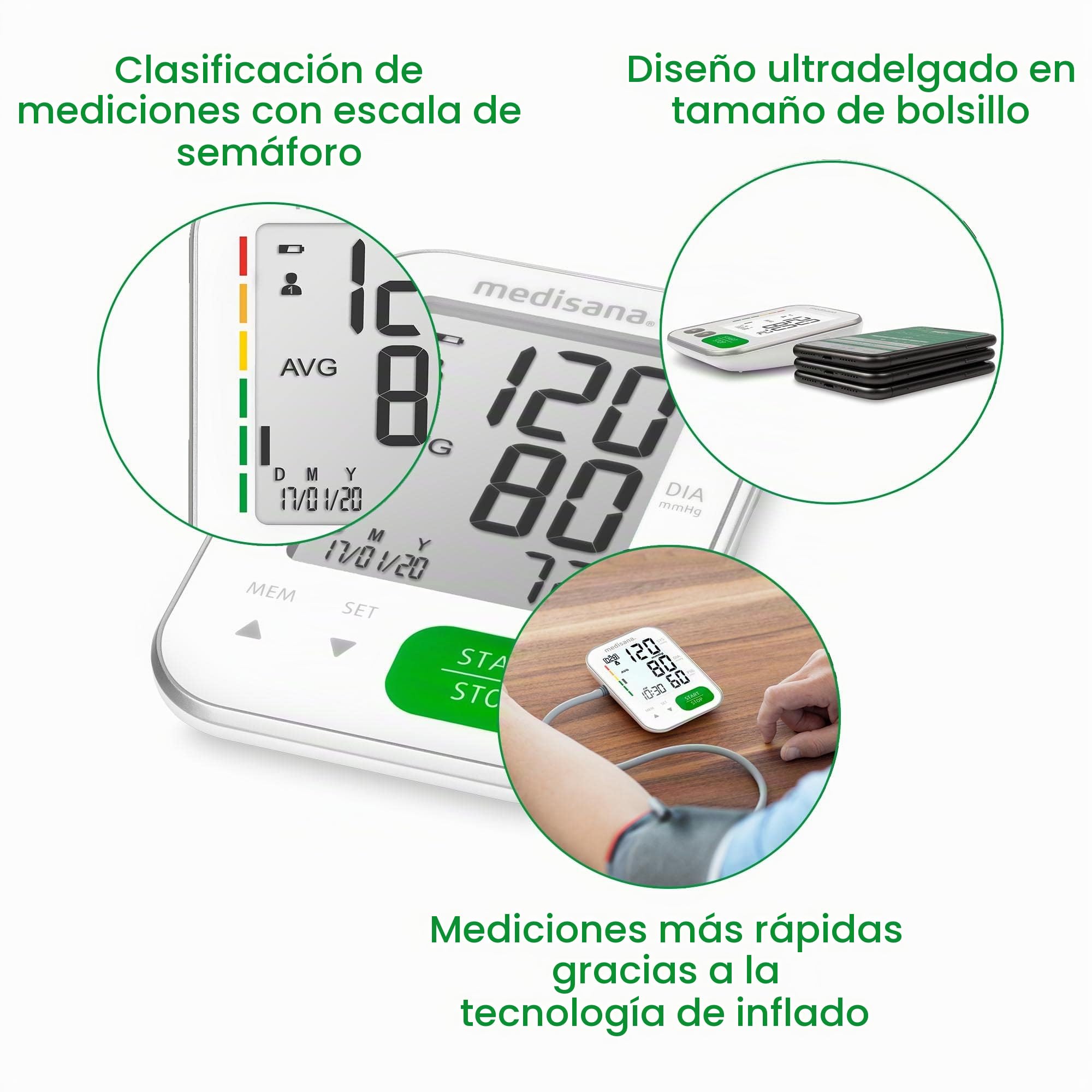 medisana-bu-565-tensi-metro-de-brazo-digital-con-escala-semaf-rica-puls-metro-de image 4