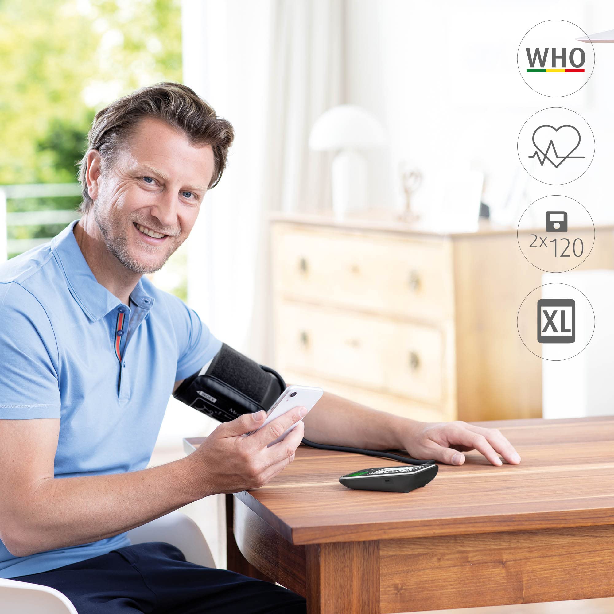 medisana-bu-570-connect-tensi-metro-de-brazo-digital-con-bluetooth-app-vitadock- image 4