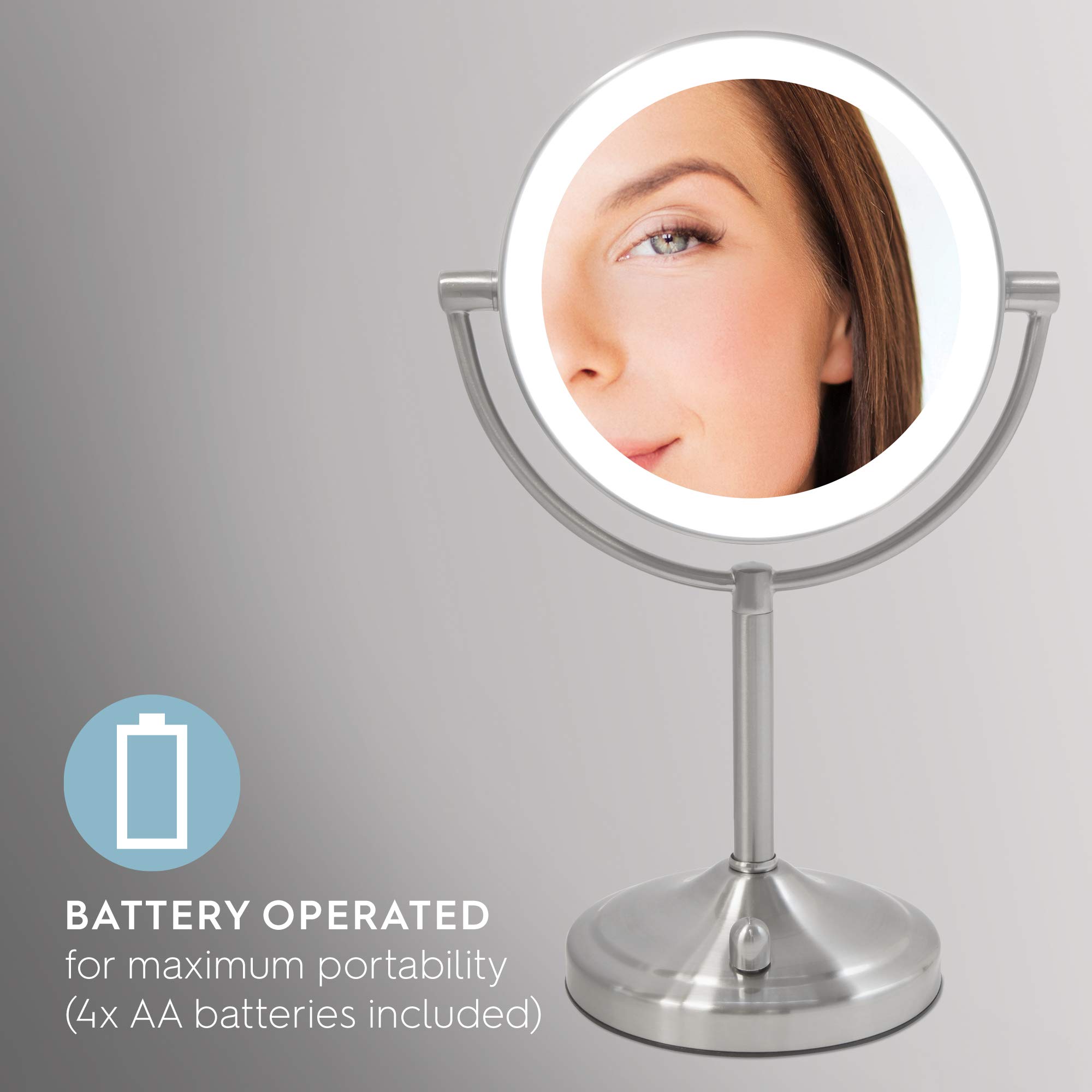 homedics-beauty-espejo-de-maquillaje-de-doble-cara-con-led-regulable-aumento-1x- image 6