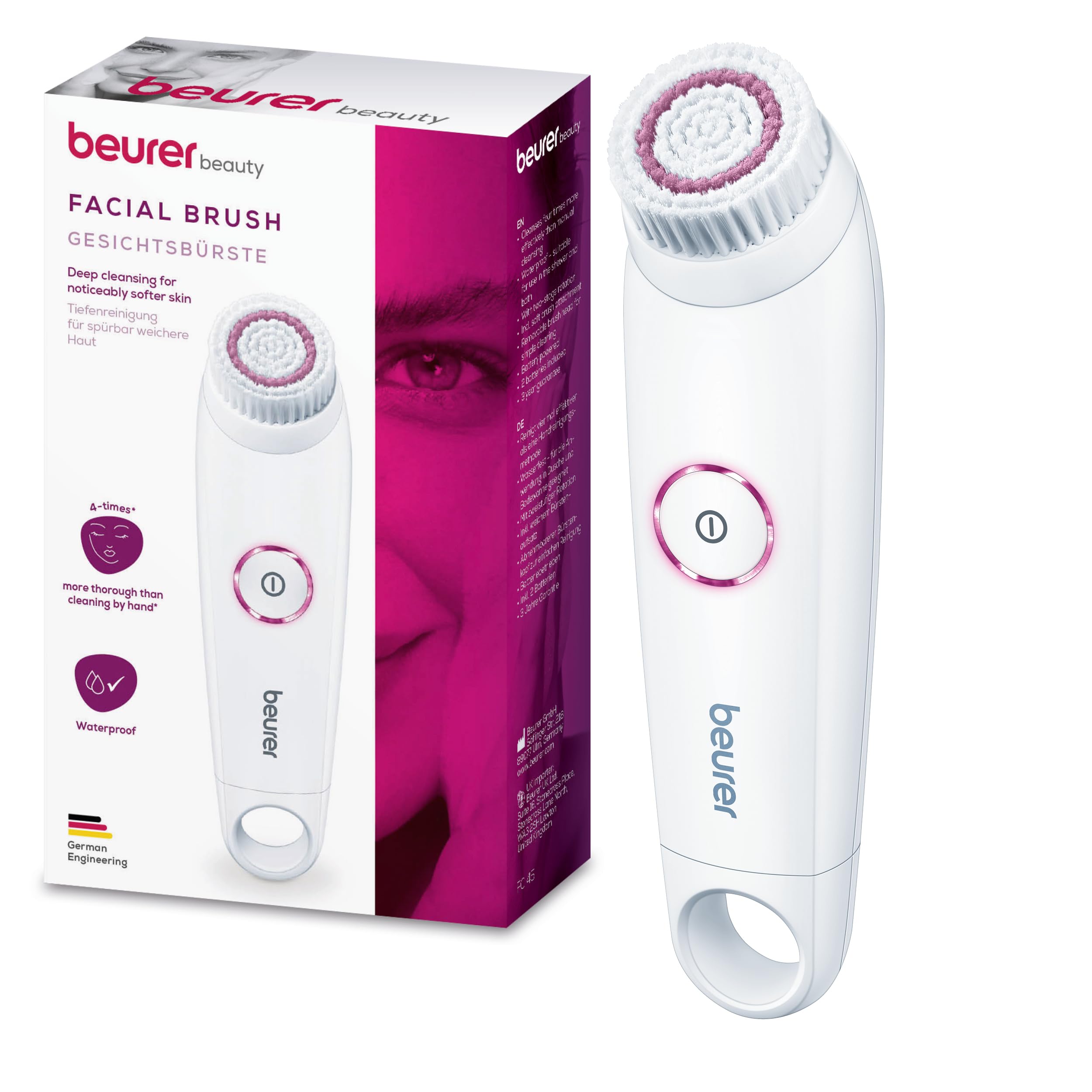 beurer-fc-45-cepillo-limpiador-facial-el-ctrico-con-rotaci-n-de-2-niveles-limpie image 1
