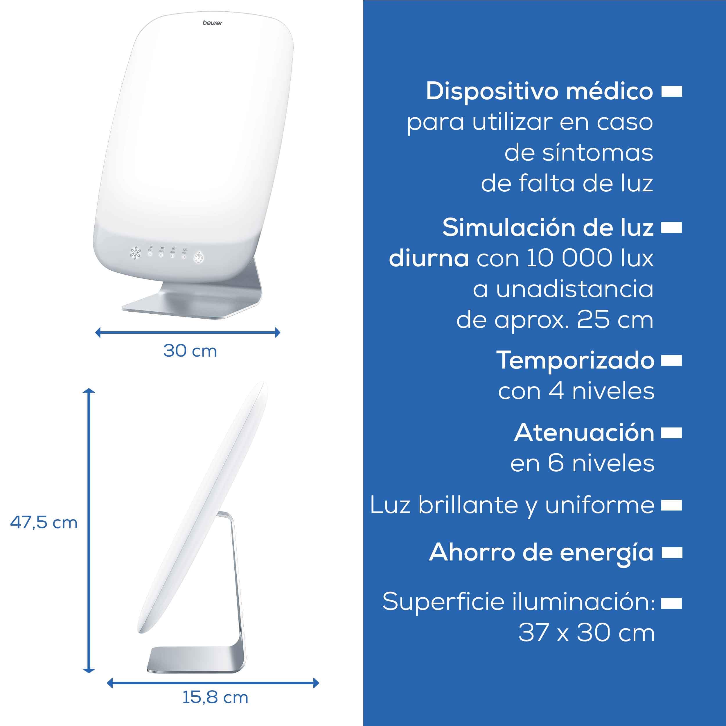 beurer-tl-95-l-mpara-de-luz-diurna-14000-lux-dispositivo-m-dico-con-tecnolog-a-l image 8