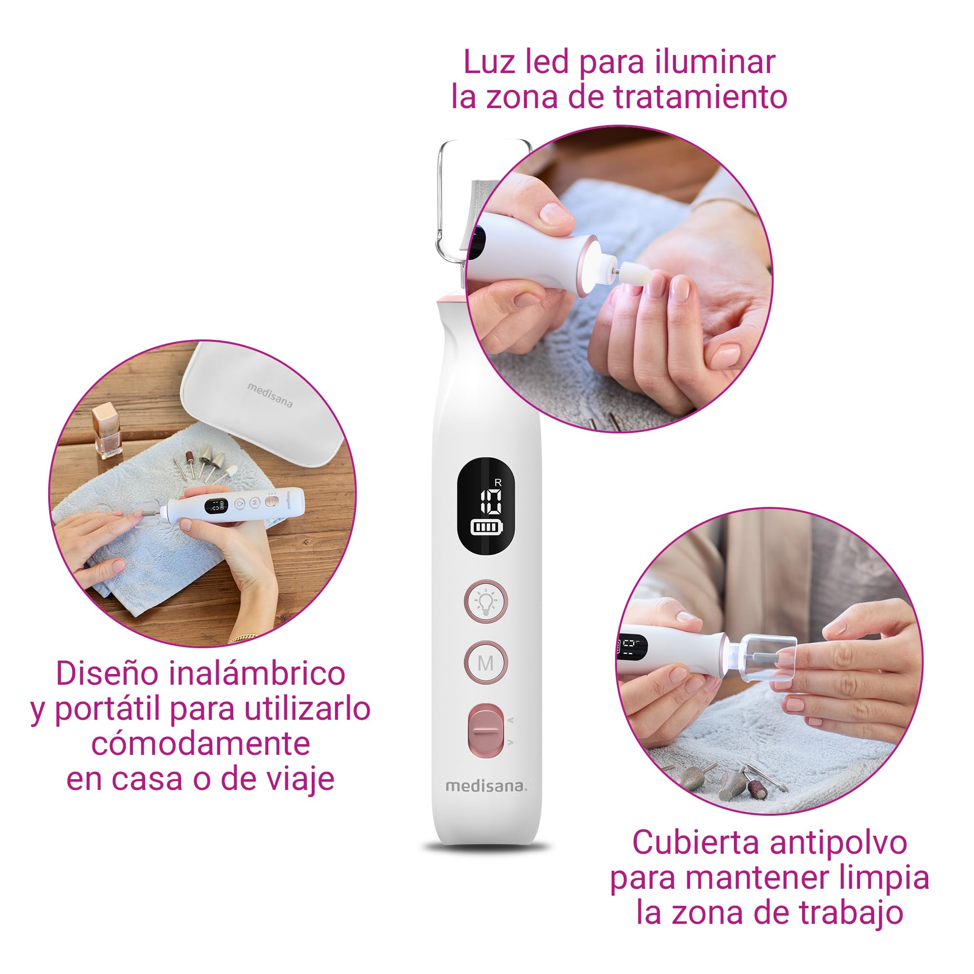 medisana-mp-940-set-el-ctrico-de-manicura-y-pedicura-inal-mbrico-con-10-accesori image 4