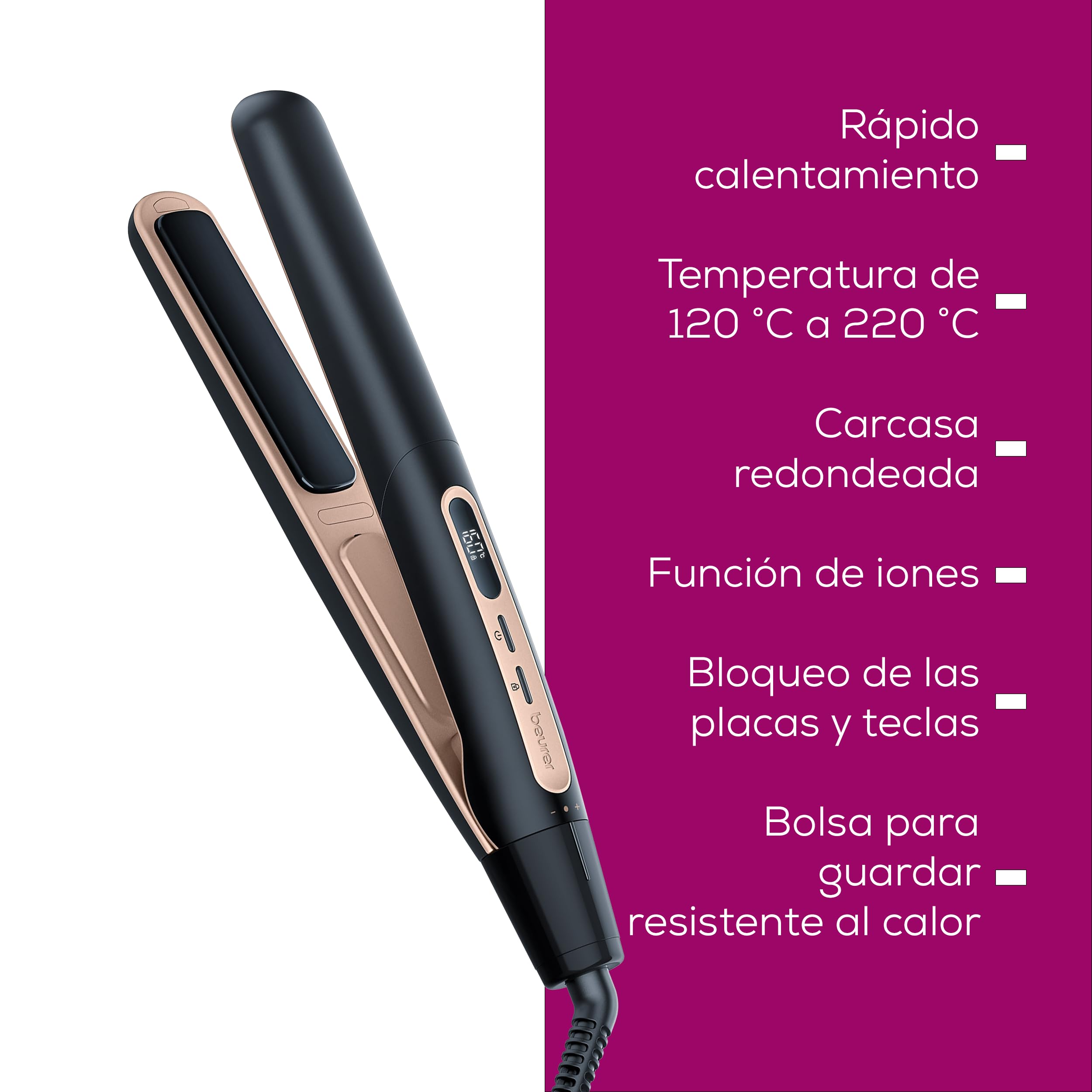 beurer-hs-100-plancha-de-pelo-con-revestimiento-cer-mico-funci-n-i-nica-calentam image 7