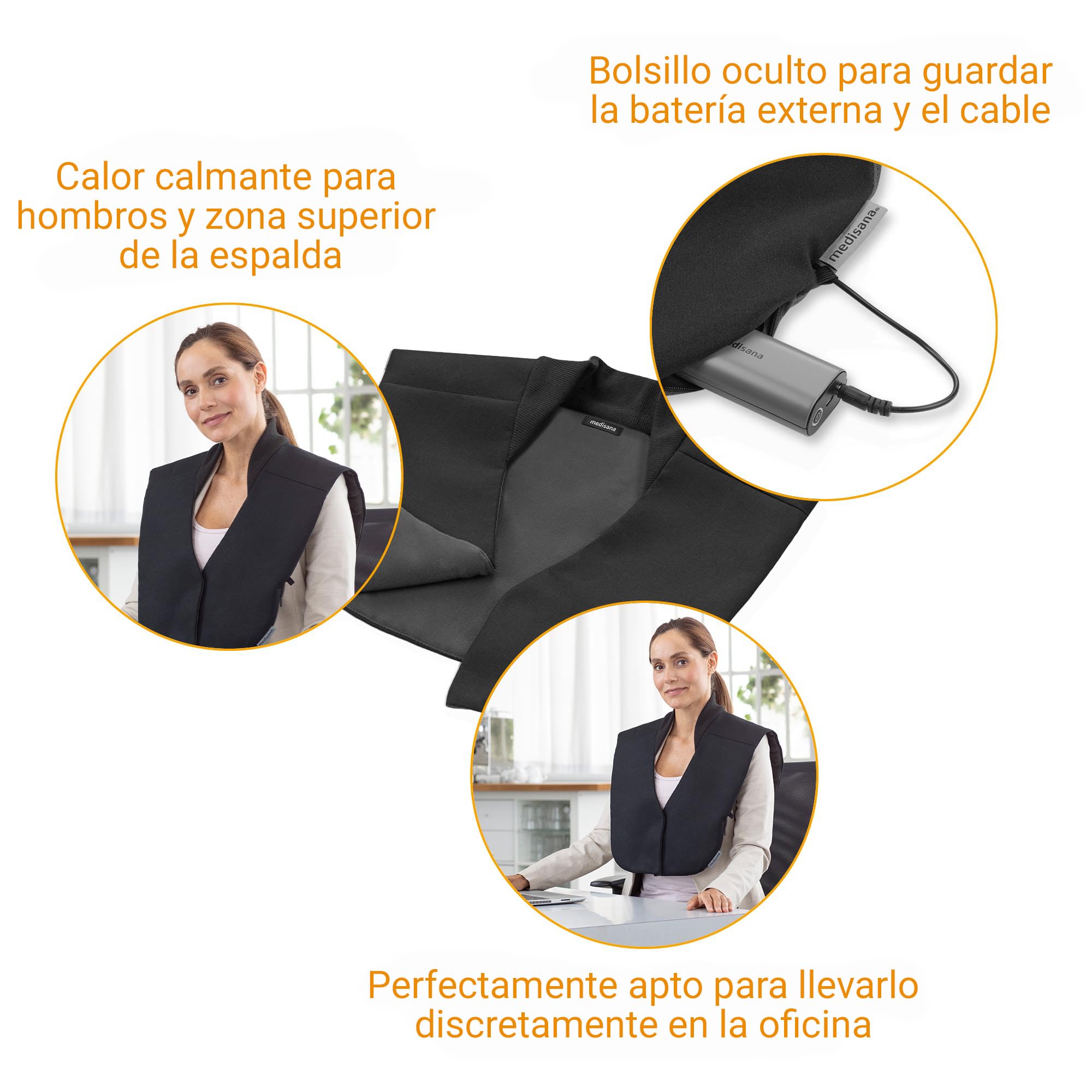 medisana-ol-100-capa-t-rmica-sin-cables-con-powerbank-look-business-3-niveles-de image 4