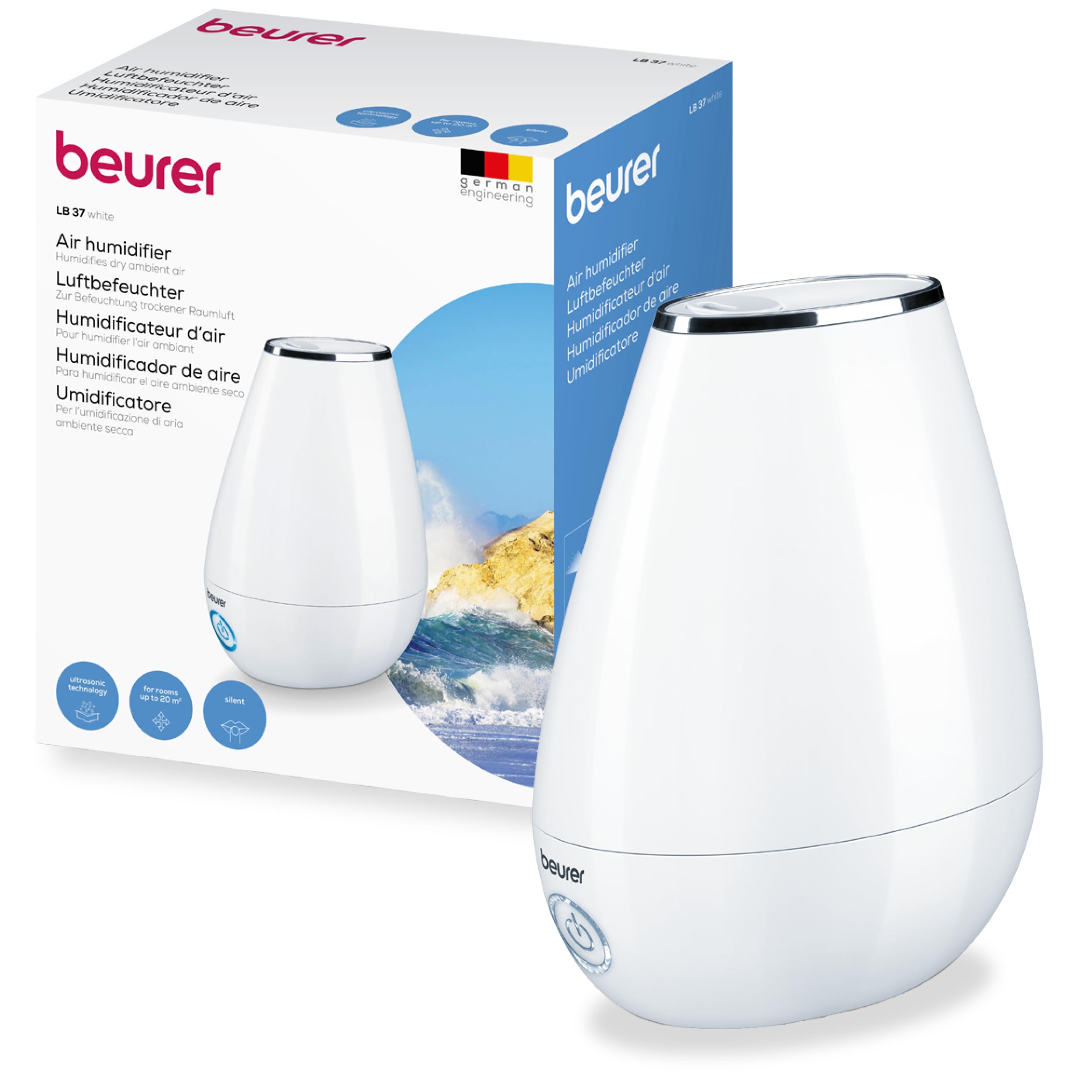 beurer-lb-37-humidificador-ultras-nico-con-difusor-de-aroma-dep-sito-2-l-hasta-2 image 1