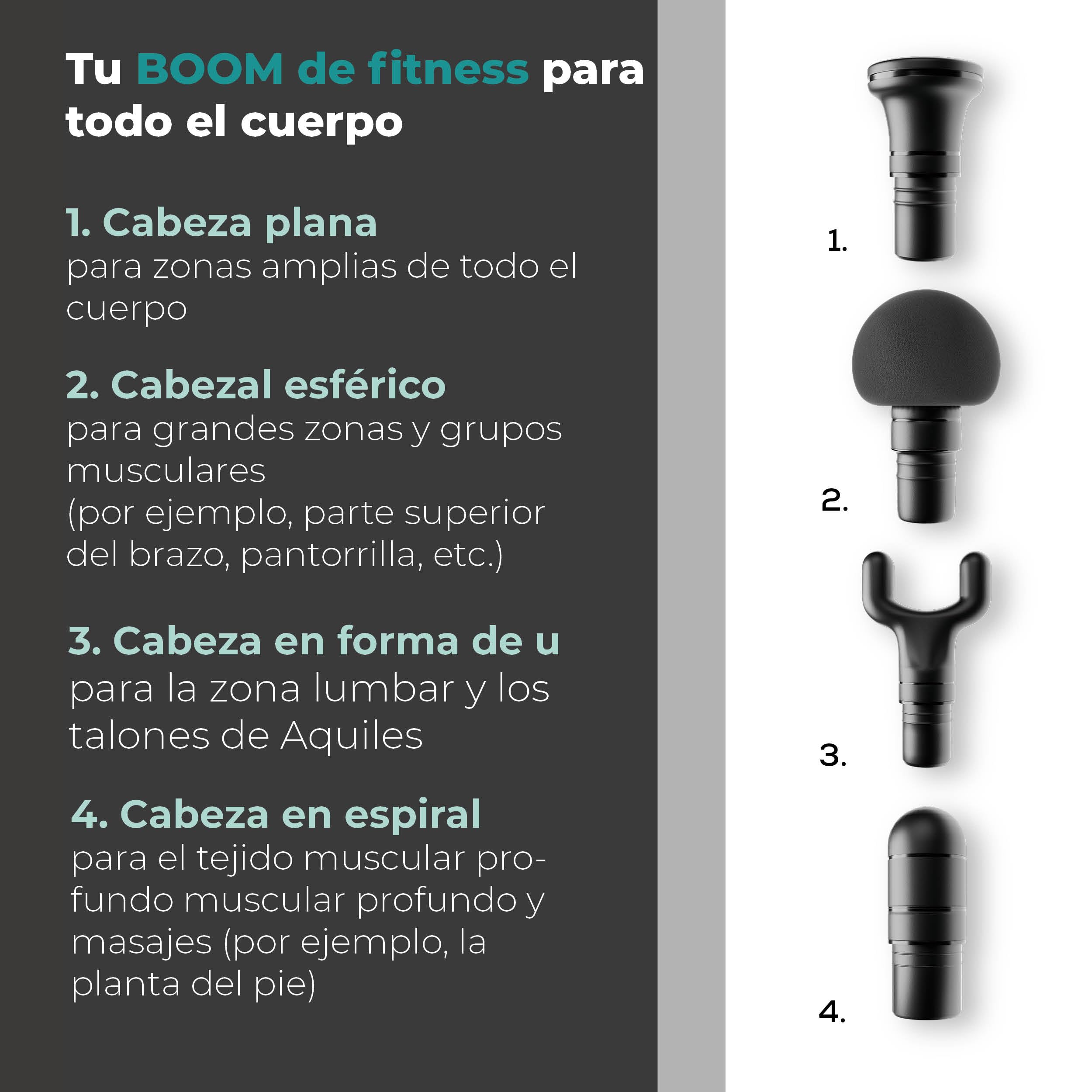 beurer-antelope-boom-pistola-de-masaje-muscular-compacta-4-cabezales-5-niveles-d image 6