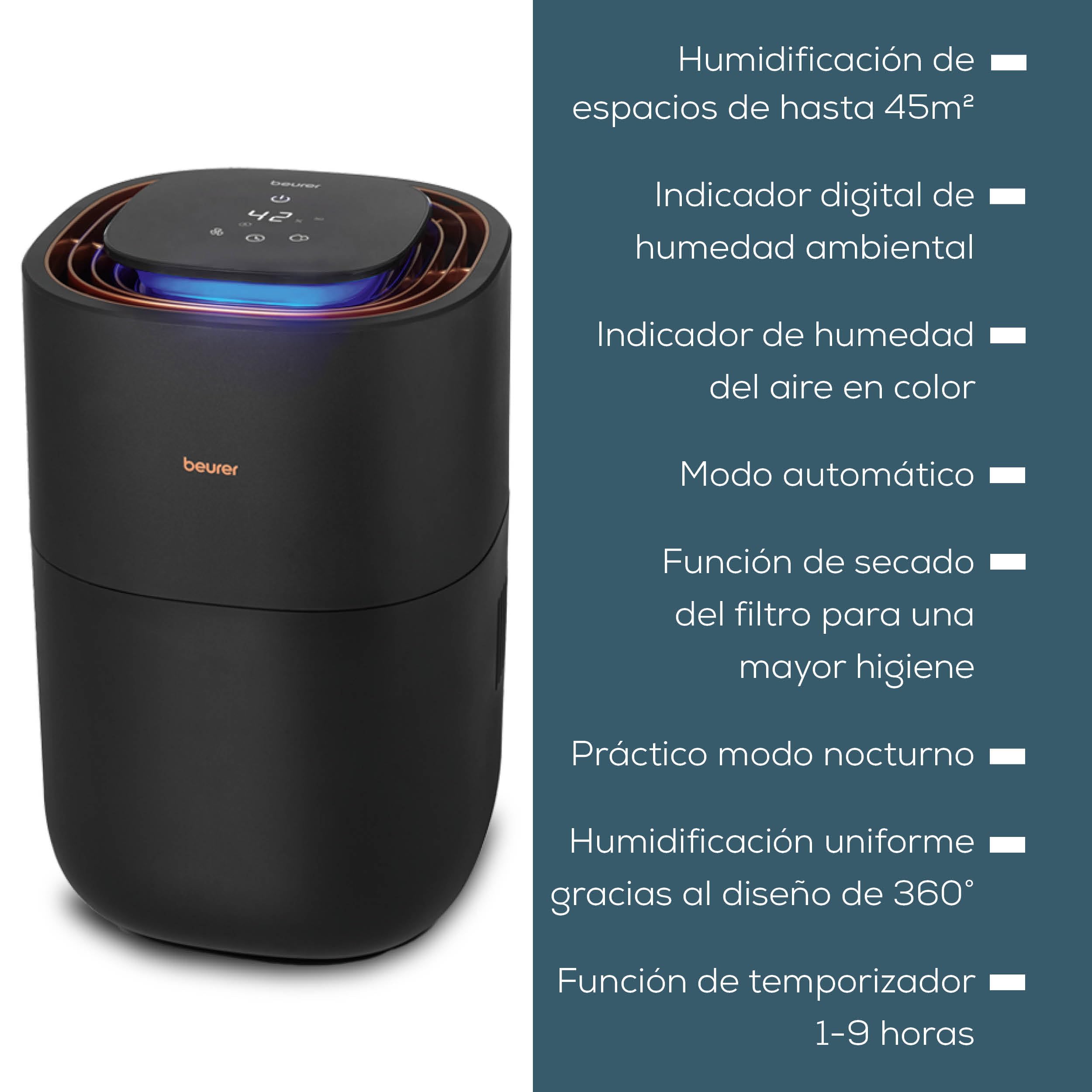 beurer-lb-300-plus-humidificador-por-evaporaci-n-en-fr-o-con-tecnolog-a-de-ahorr image 7