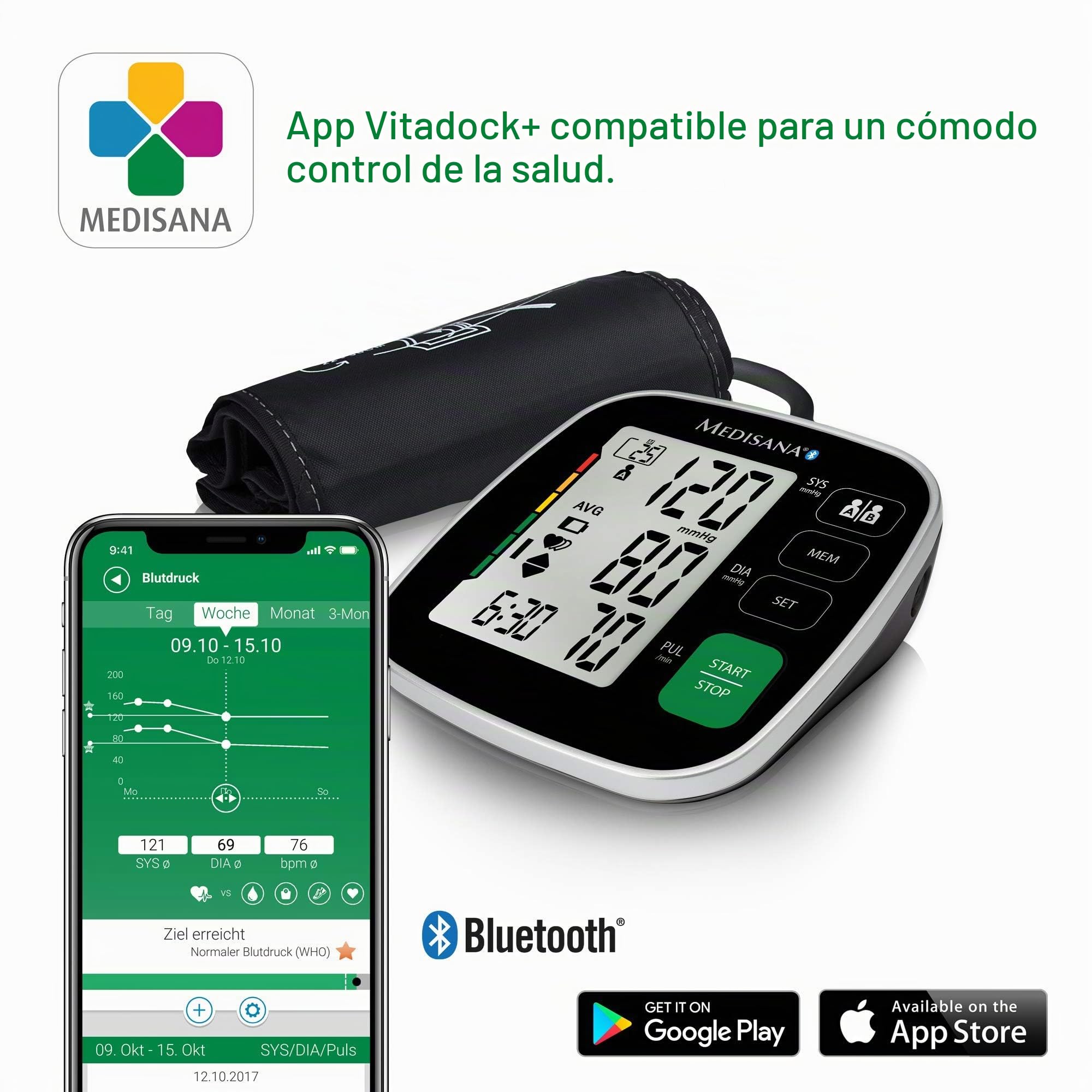 medisana-bu-546-connect-tensi-metro-de-brazo-digital-con-250-memorias-manguito-x image 4