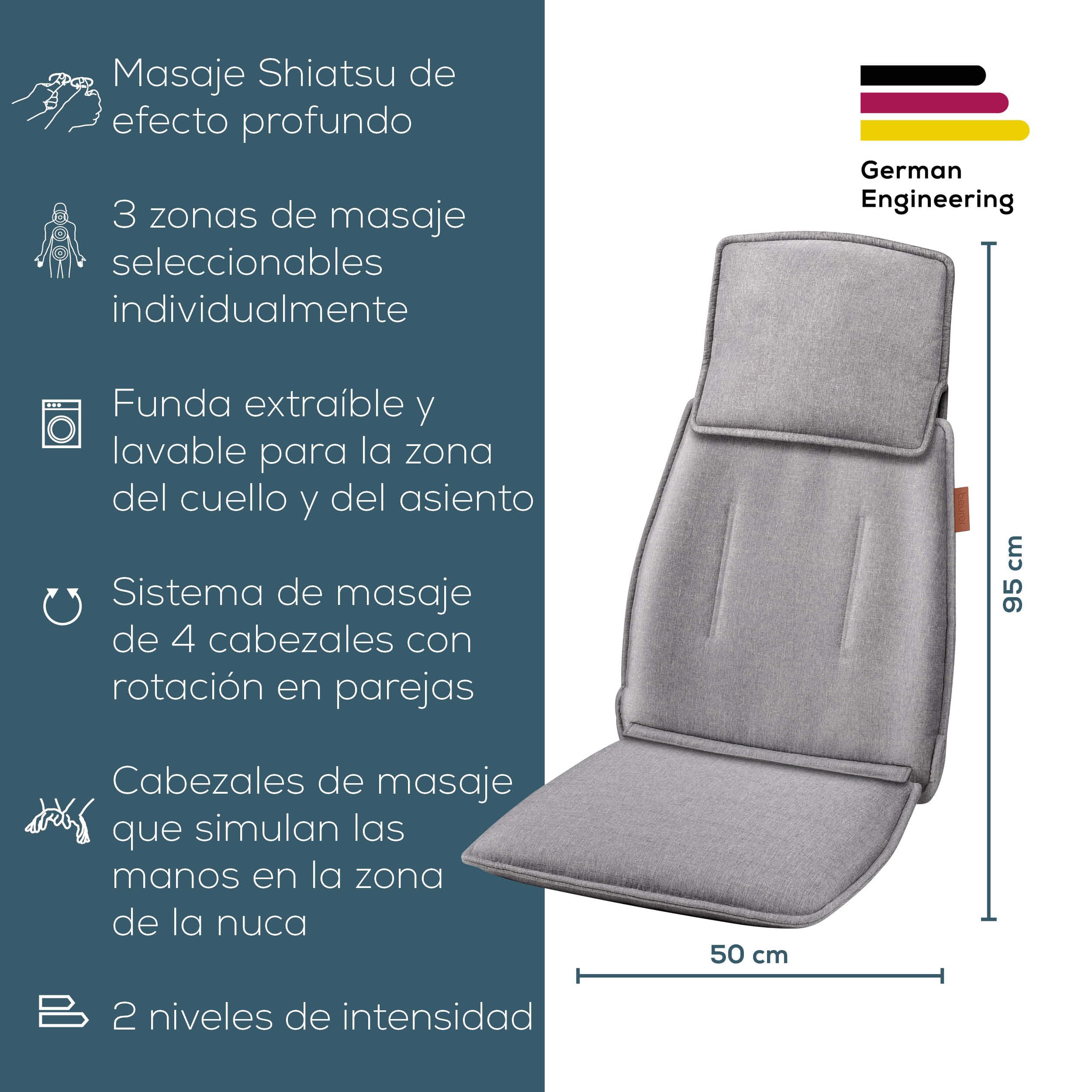 beurer-mg-330-asiento-de-masaje-shiatsu-3-zonas-de-masaje-2-niveles-de-intensida image 7