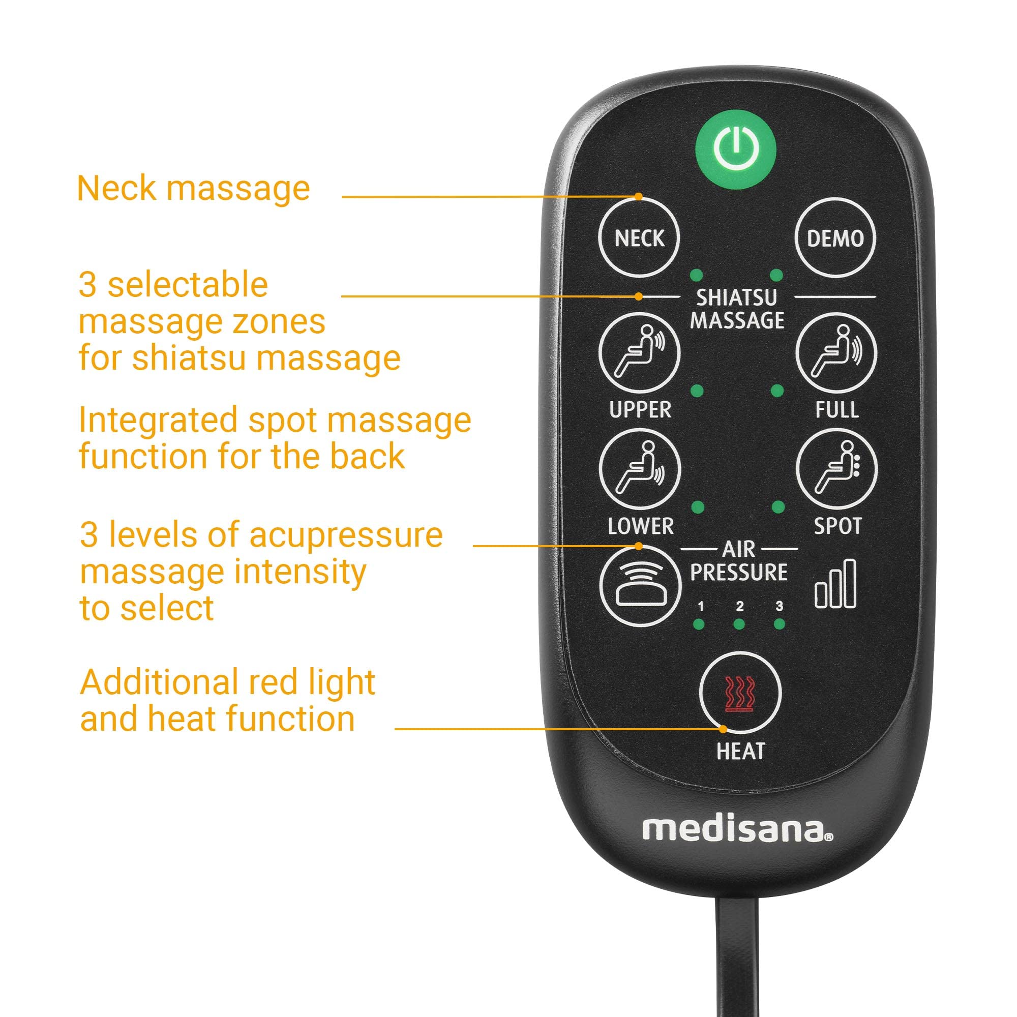 medisana-mc-825-funda-de-masaje-shiatsu-con-acupresi-n-y-calor-luz-roja-3-intens image 5