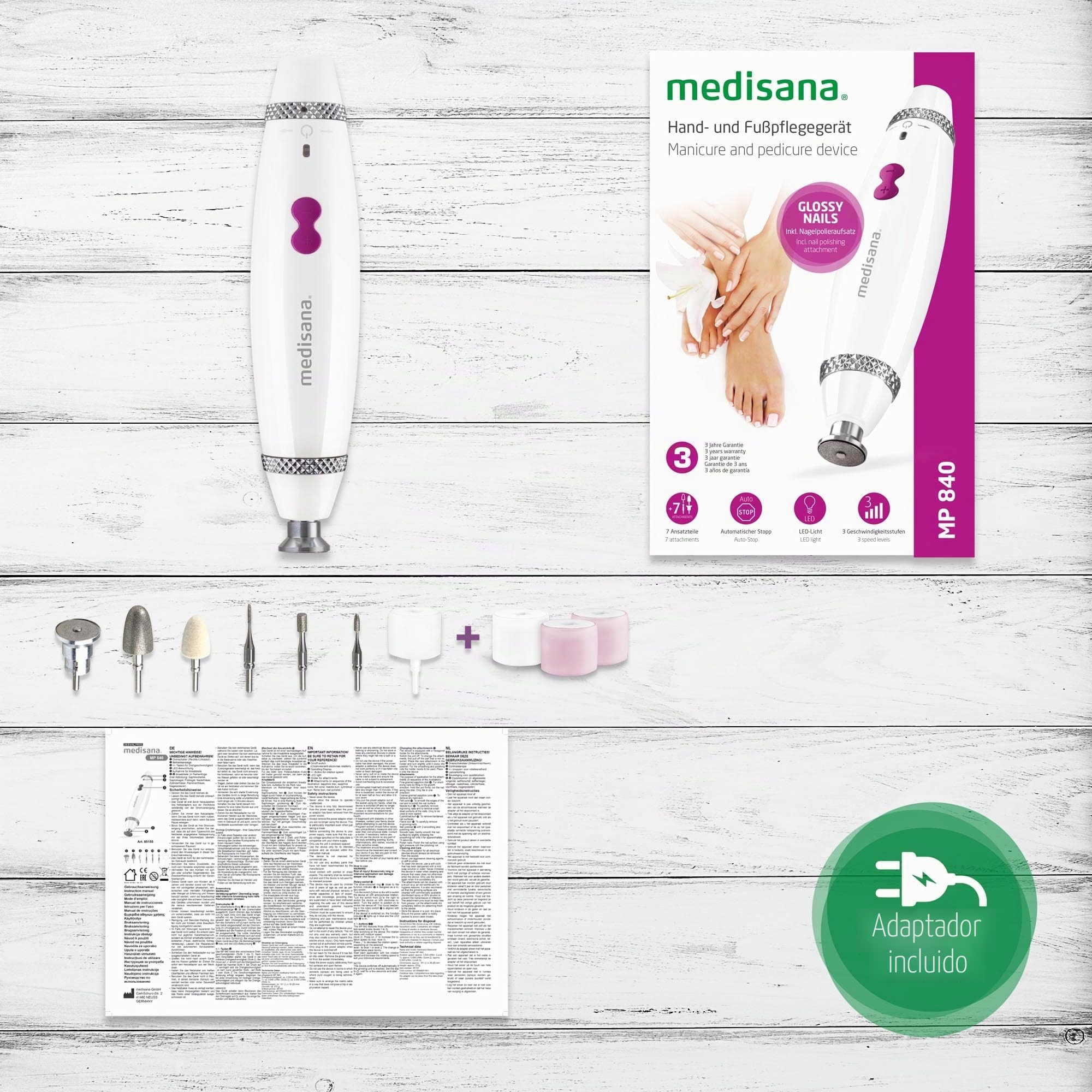 medisana-mp-840-set-de-manicura-y-pedicura-el-ctrico-con-7-accesorios-3-velocida image 8