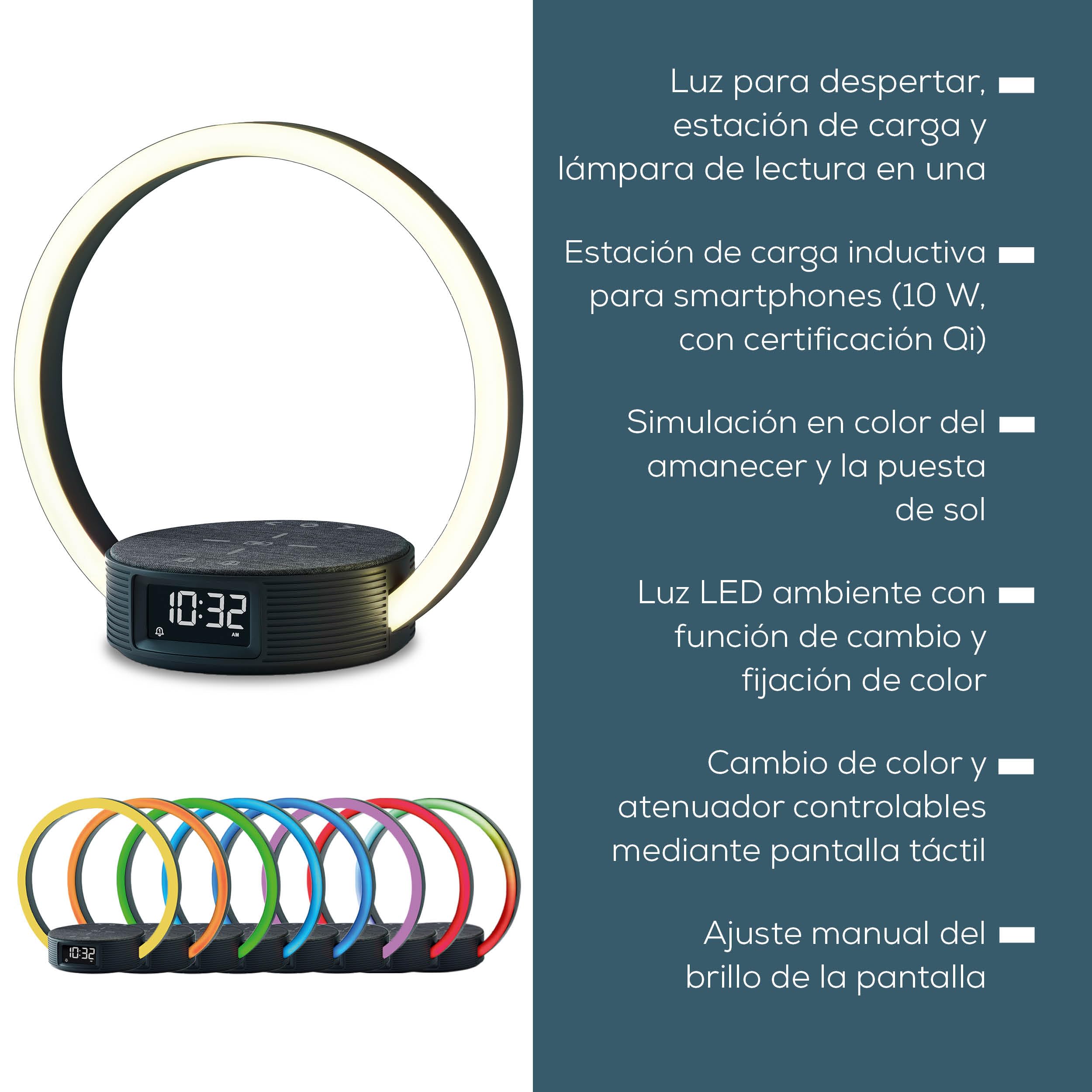 beurer-wl-65-wake-up-charge-despertador-con-luz-3-en-1-simulaci-n-de-amanecer-ca image 7