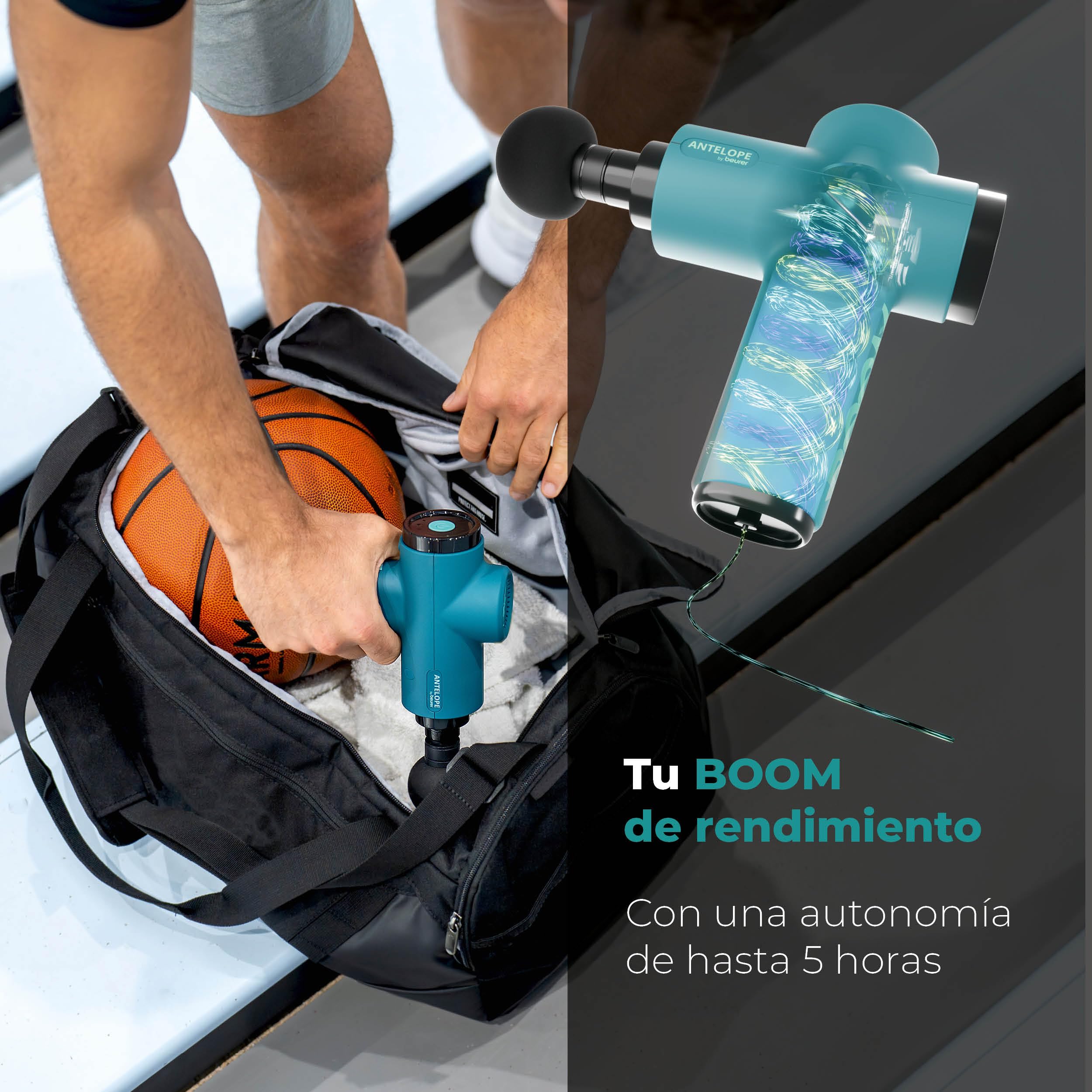 beurer-antelope-boom-pistola-de-masaje-muscular-compacta-4-cabezales-5-niveles-d image 5