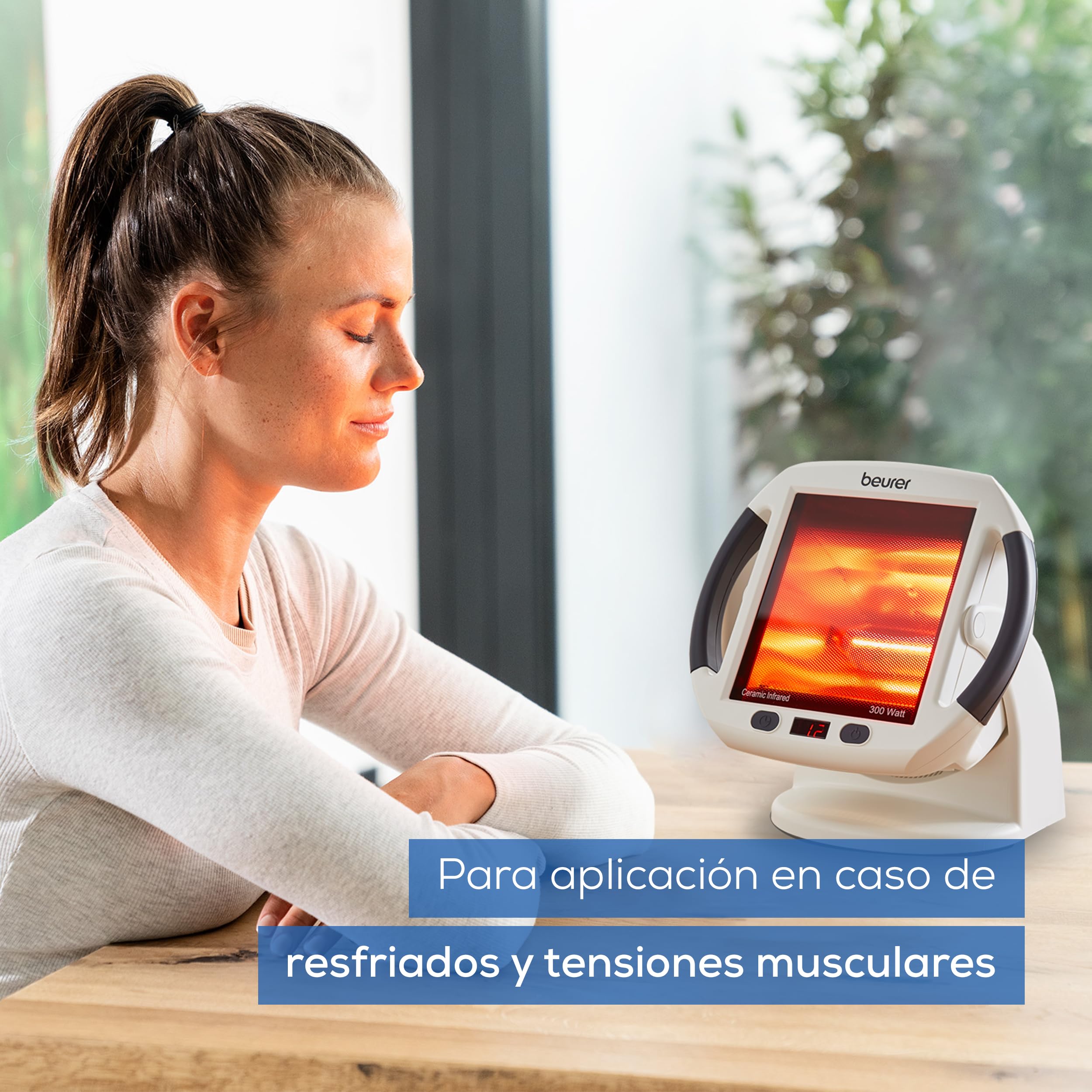 beurer-il-50-l-mpara-de-infrarrojos-compacta-300-w-cristal-cer-mico-30x40-cm-inc image 3