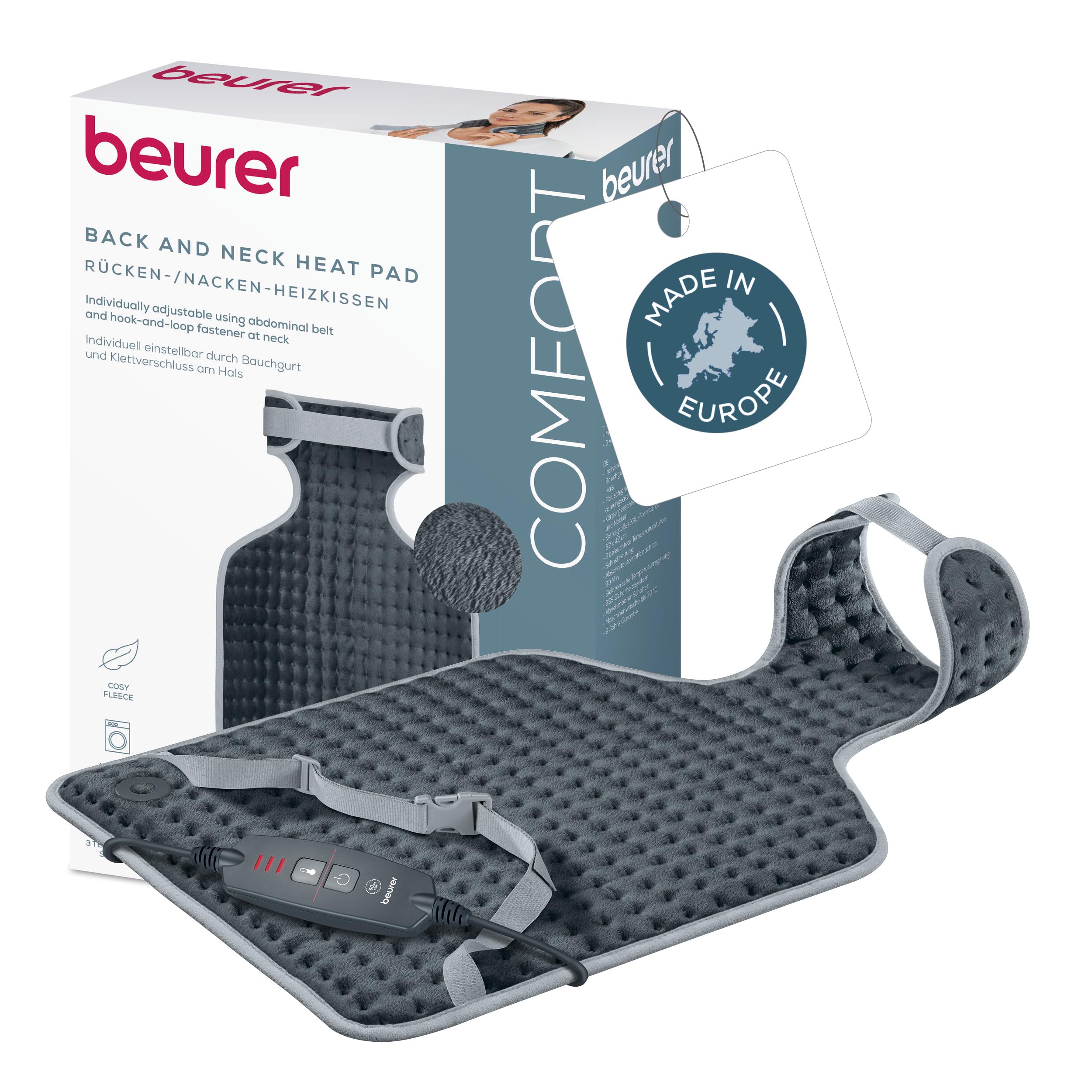 beurer-hk-64-cosy-almohadilla-t-rmica-gris-anat-mica-con-cintur-n-abdominal-3-ni image 1