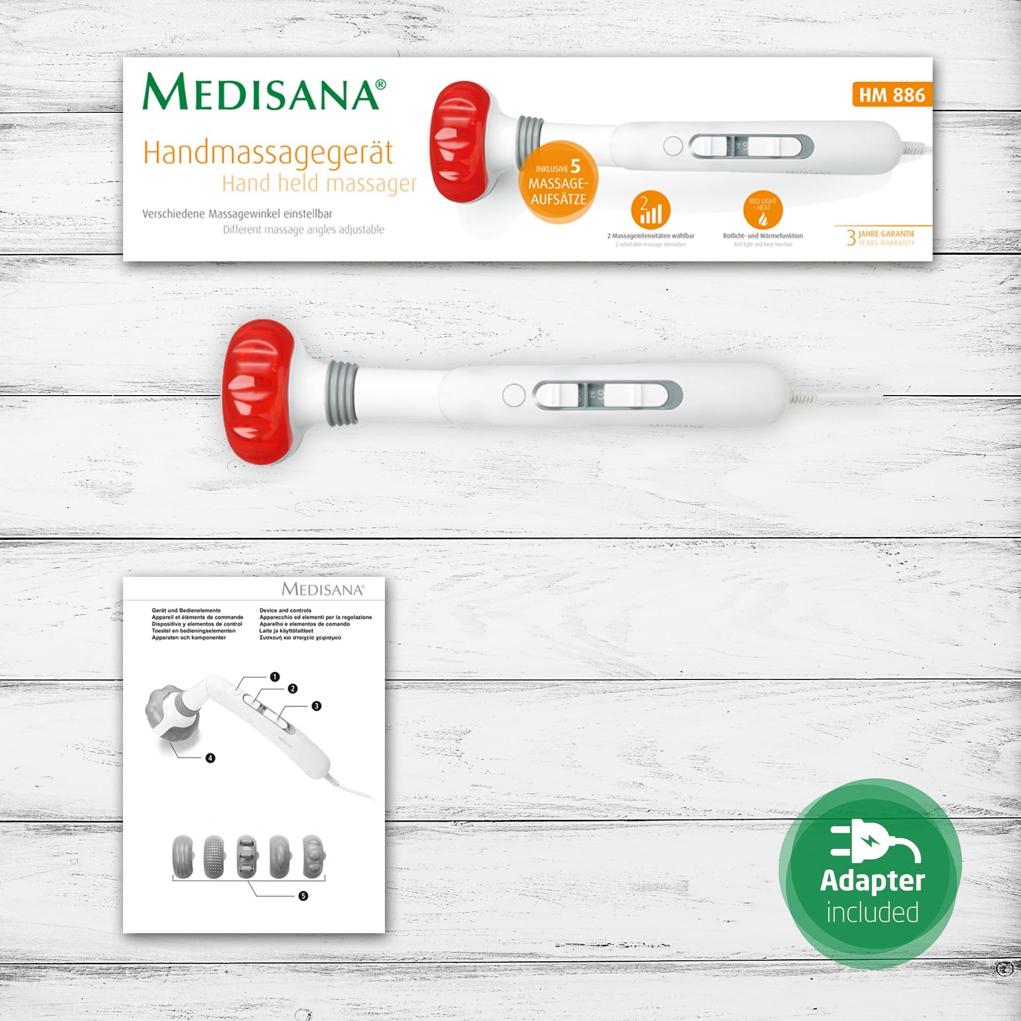 medisana-hm-886-masajeador-de-mano-el-ctrico-con-luz-roja-y-funci-n-de-calor-2-i image 6