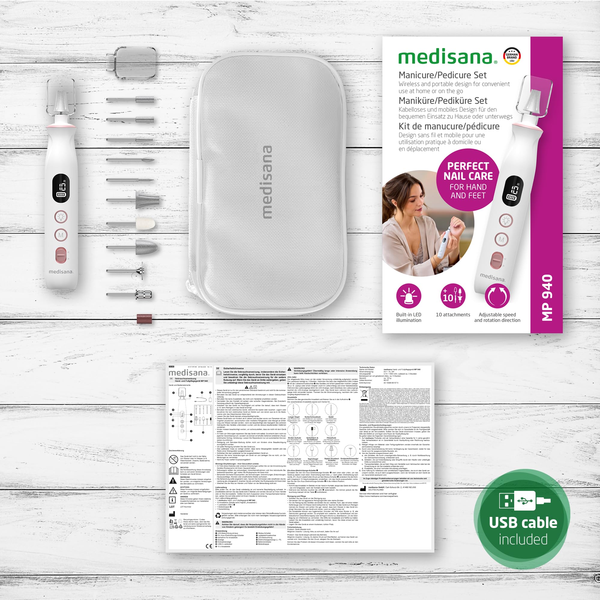 medisana-mp-940-set-el-ctrico-de-manicura-y-pedicura-inal-mbrico-con-10-accesori image 5
