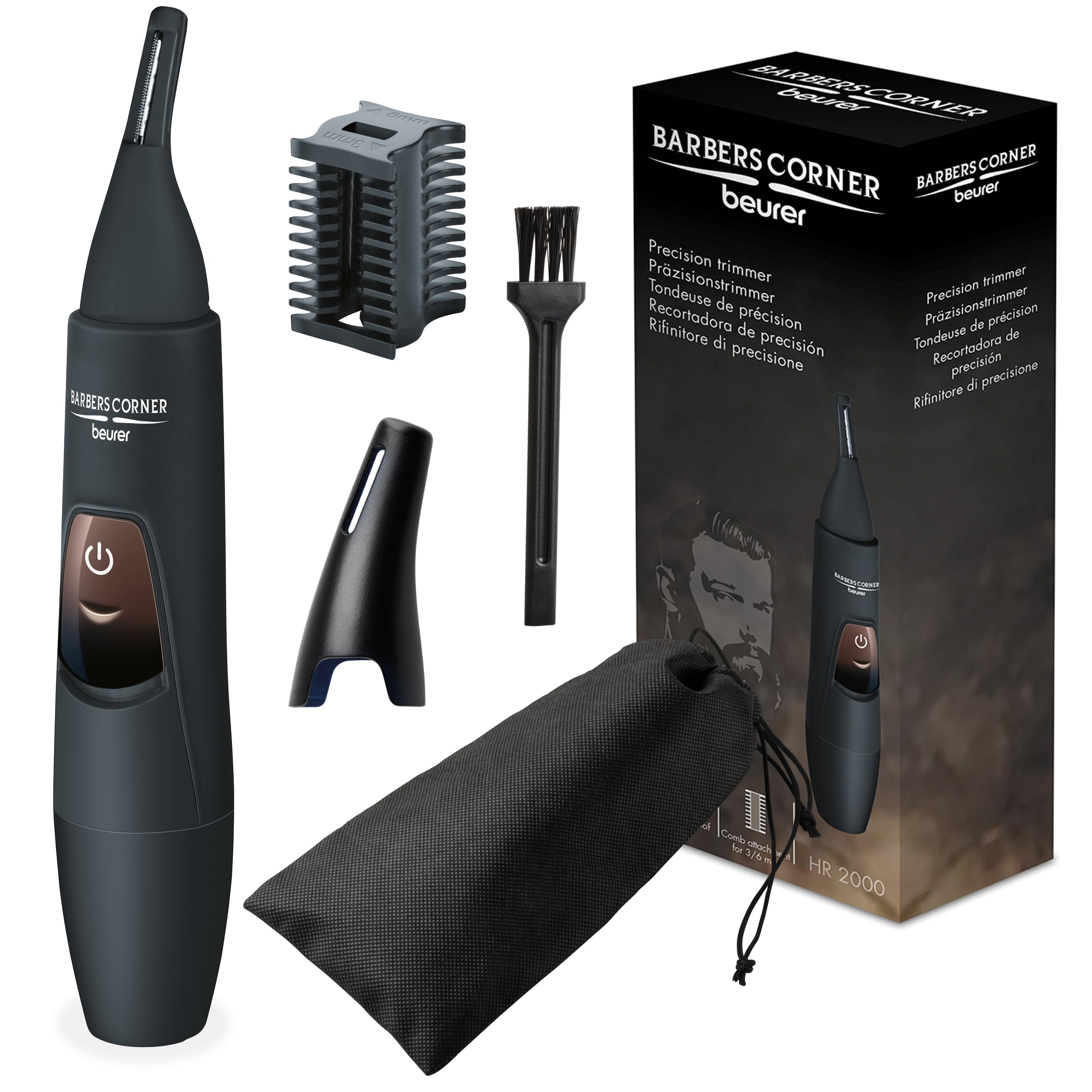 beurer-hr-2000-recortador-facial-de-precisi-n-nariz-orejas-y-cejas-cuchilla-acer image 1