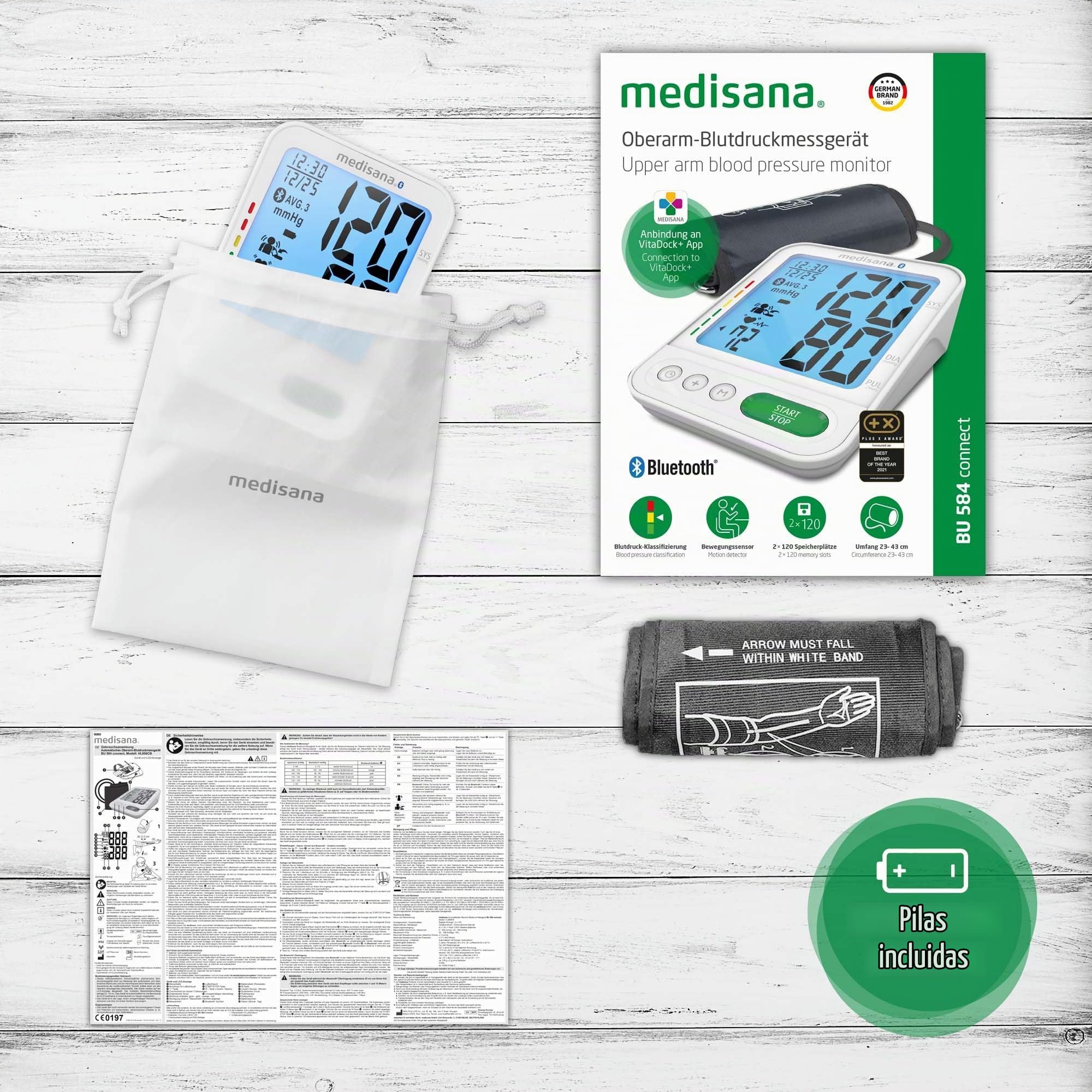 medisana-bu-584-connect-tensi-metro-de-brazo-medici-n-precisa-de-presi-n-arteria image 6