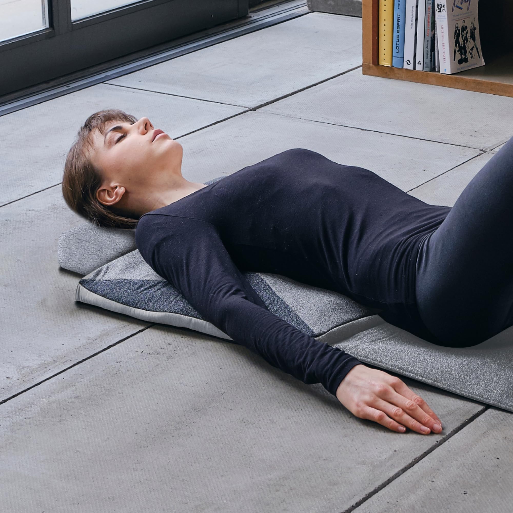 homedics-stretch-mat-esterilla-de-estiramiento-corporal-con-3-programas-ajustabl image 2